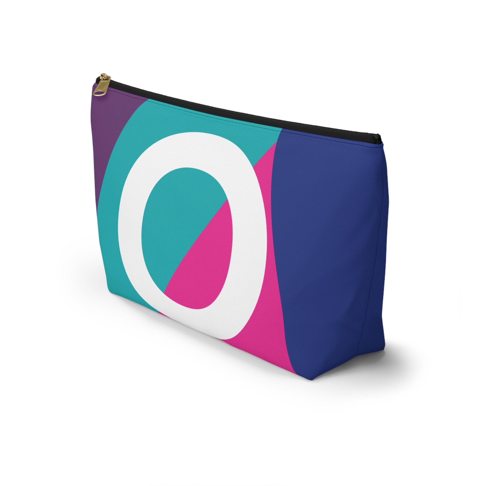 Colorblock Accessory Pouch — Monogram O T-Bottom Cosmetic Bag