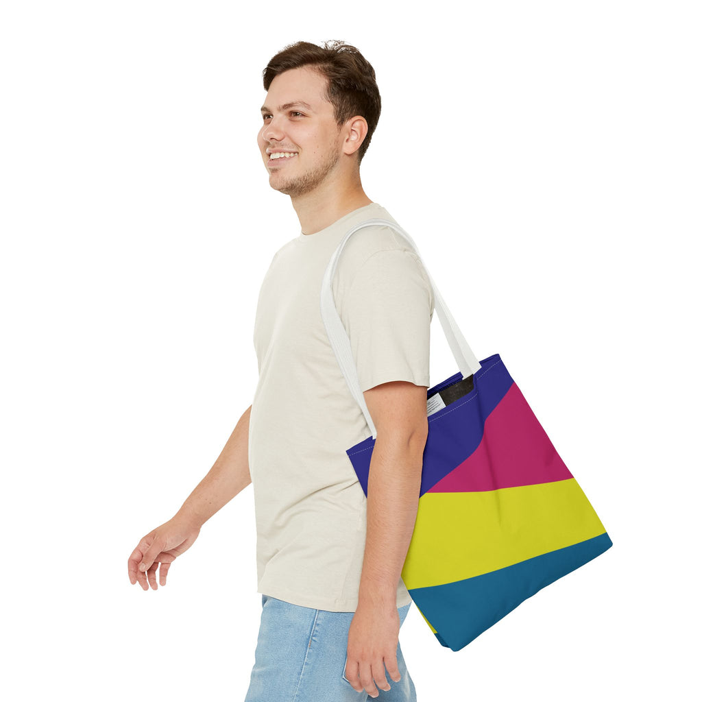 Colorblock Tote Bag