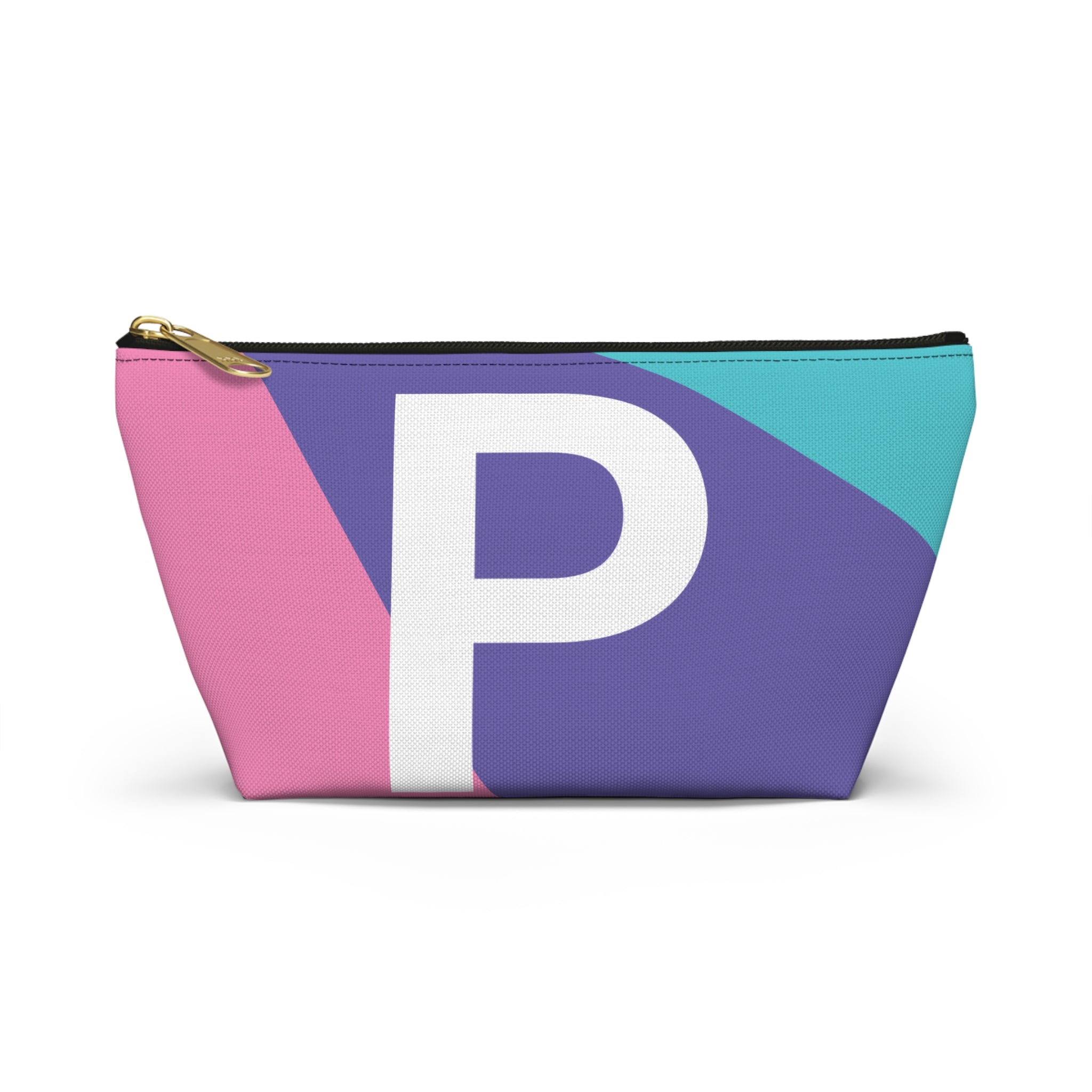 Colorblock Accessory Pouch — Monogram P T-Bottom Cosmetic Bag