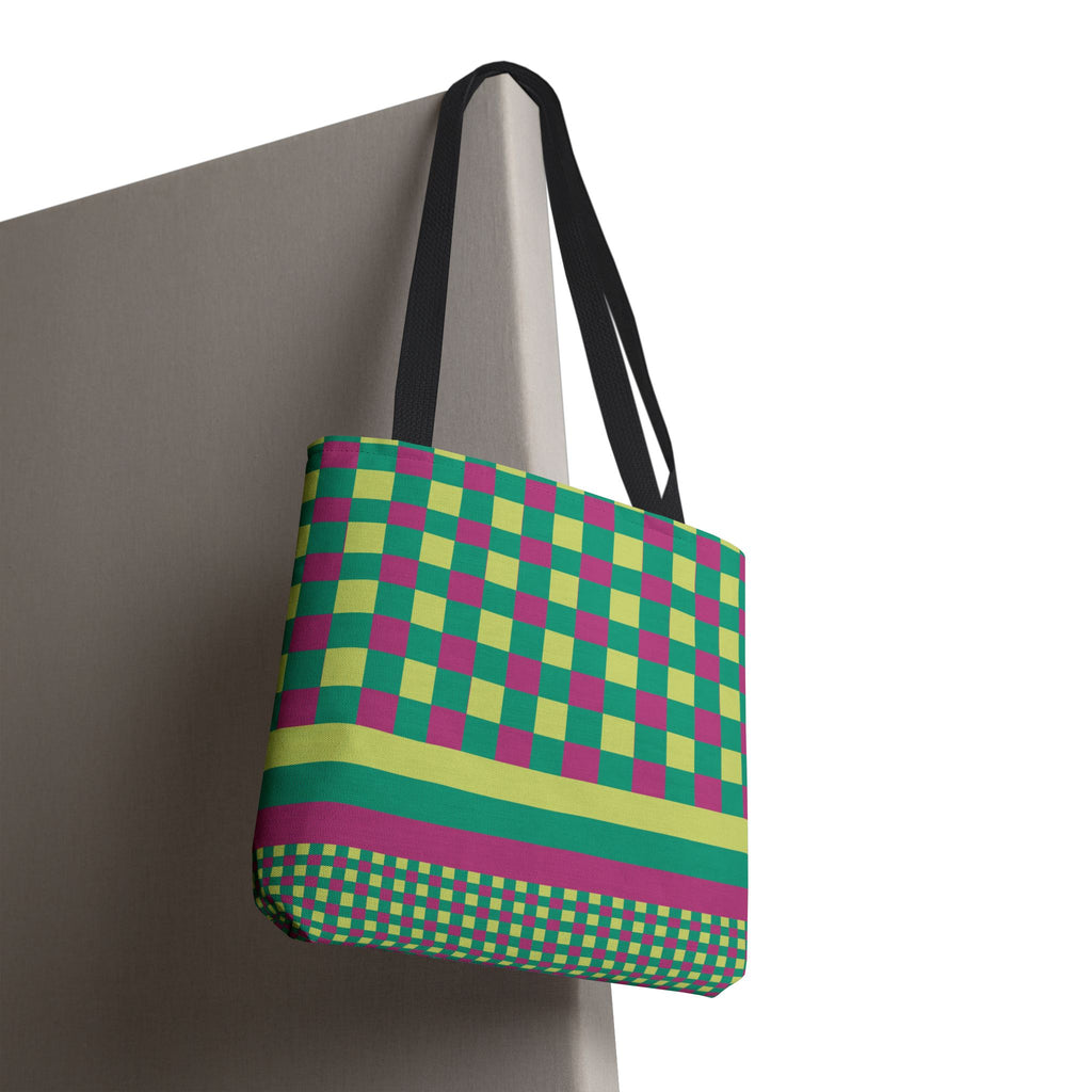 Colorblock Tote Bag