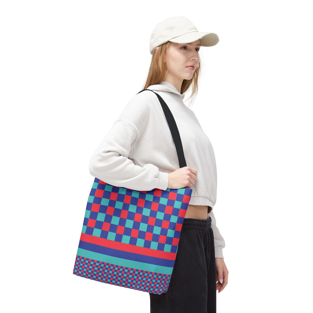 Colorblock Tote Bag