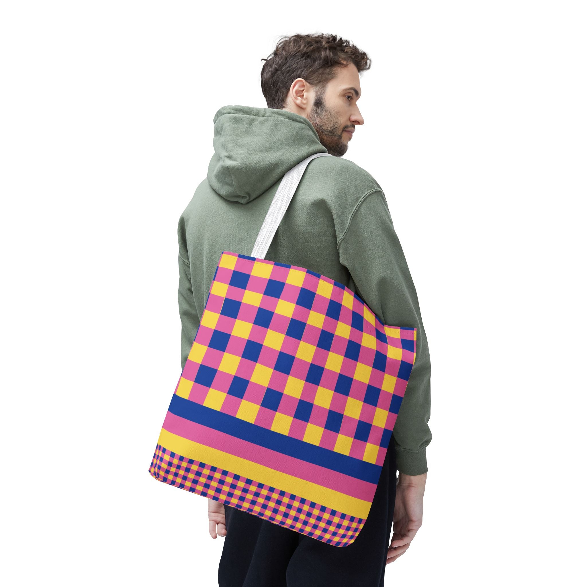 Colorblock Tote Bag