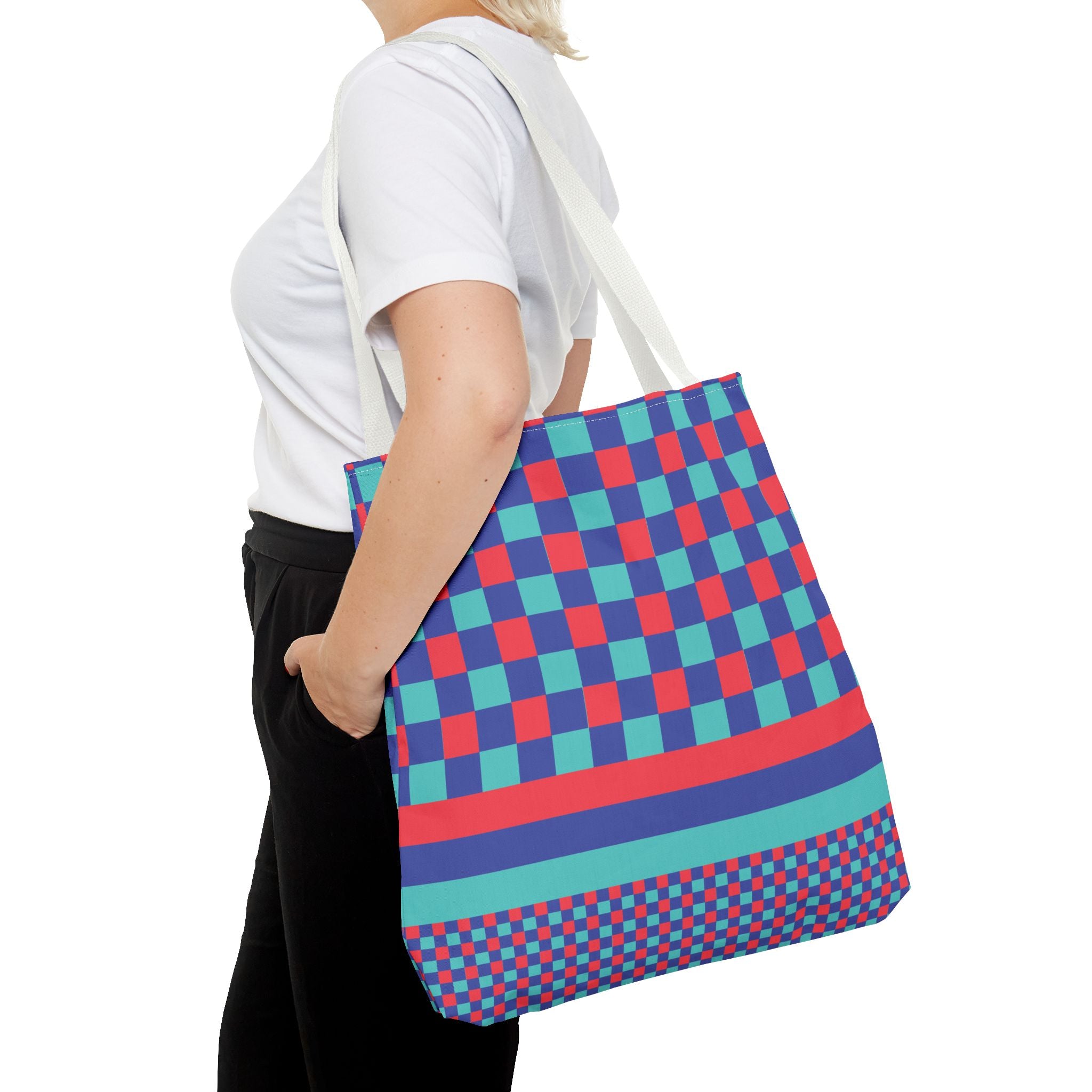Colorblock Tote Bag
