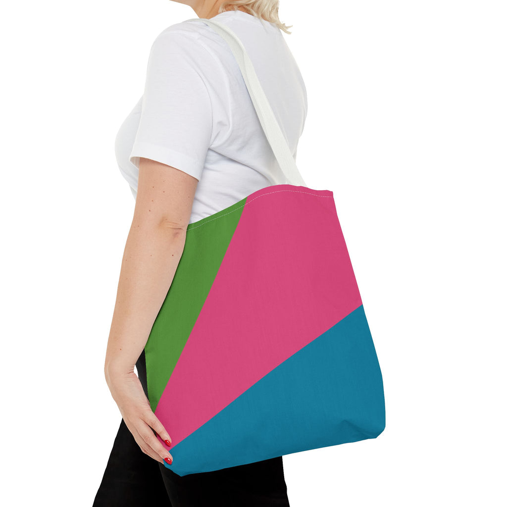 Colorblock Tote Bag