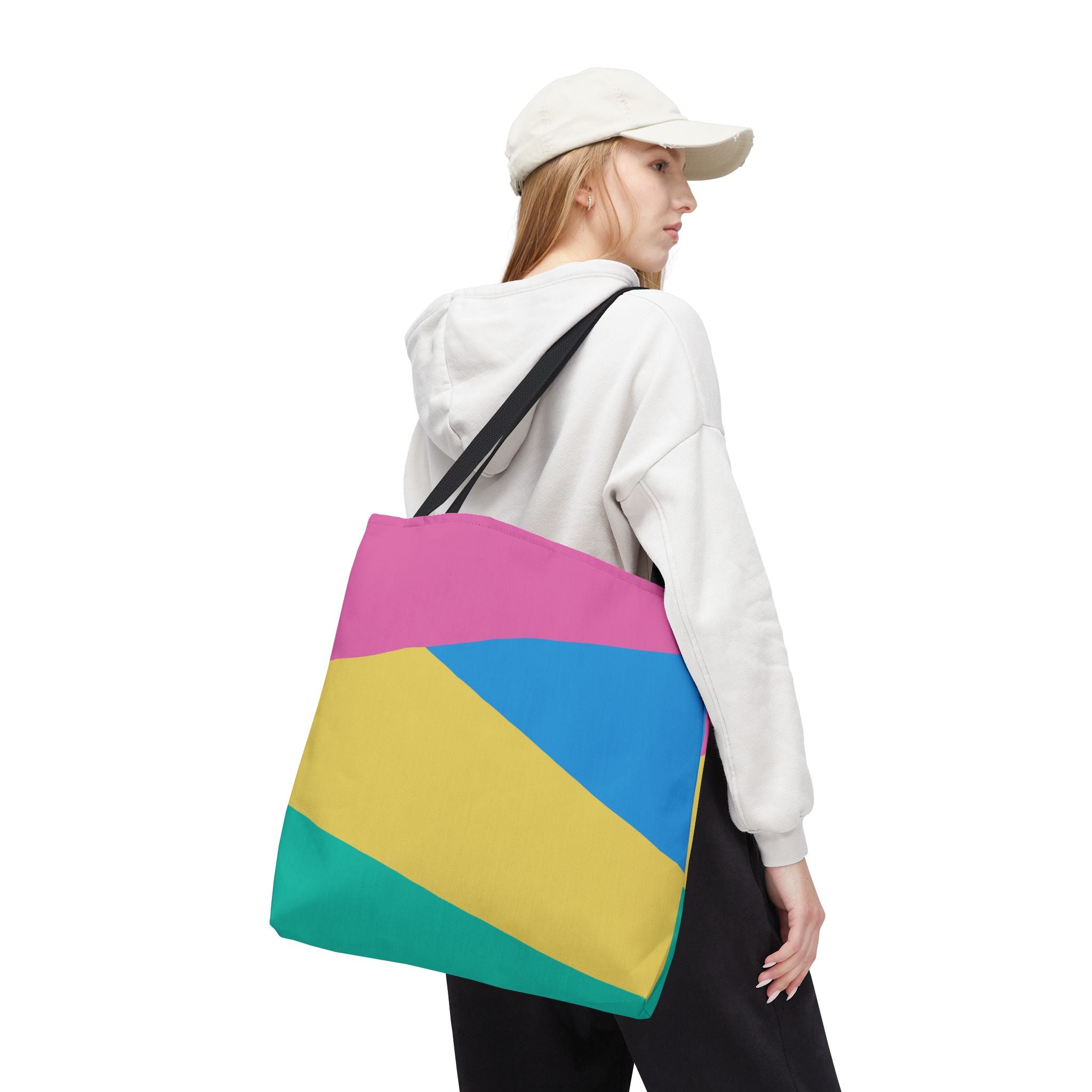Colorblock Tote Bag