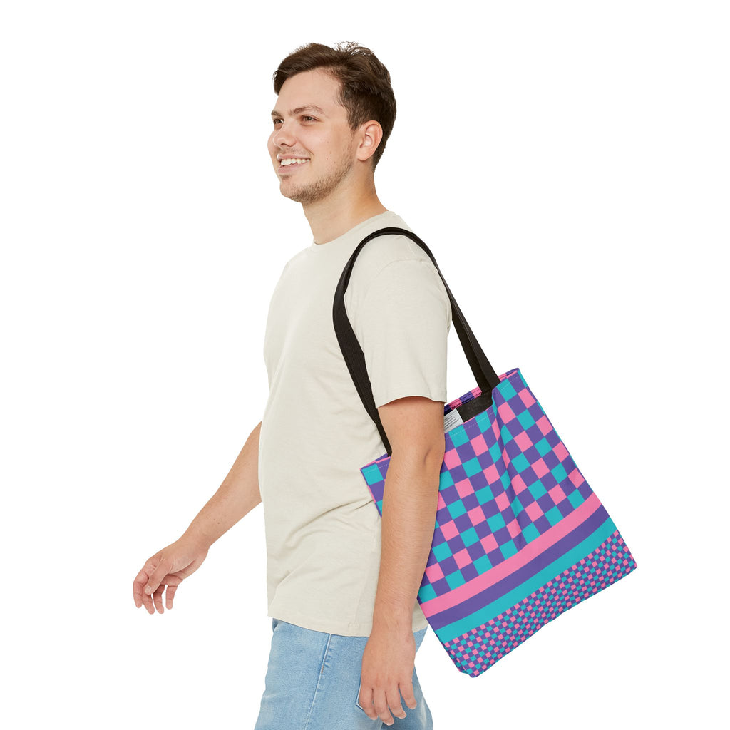 Colorblock Tote Bag
