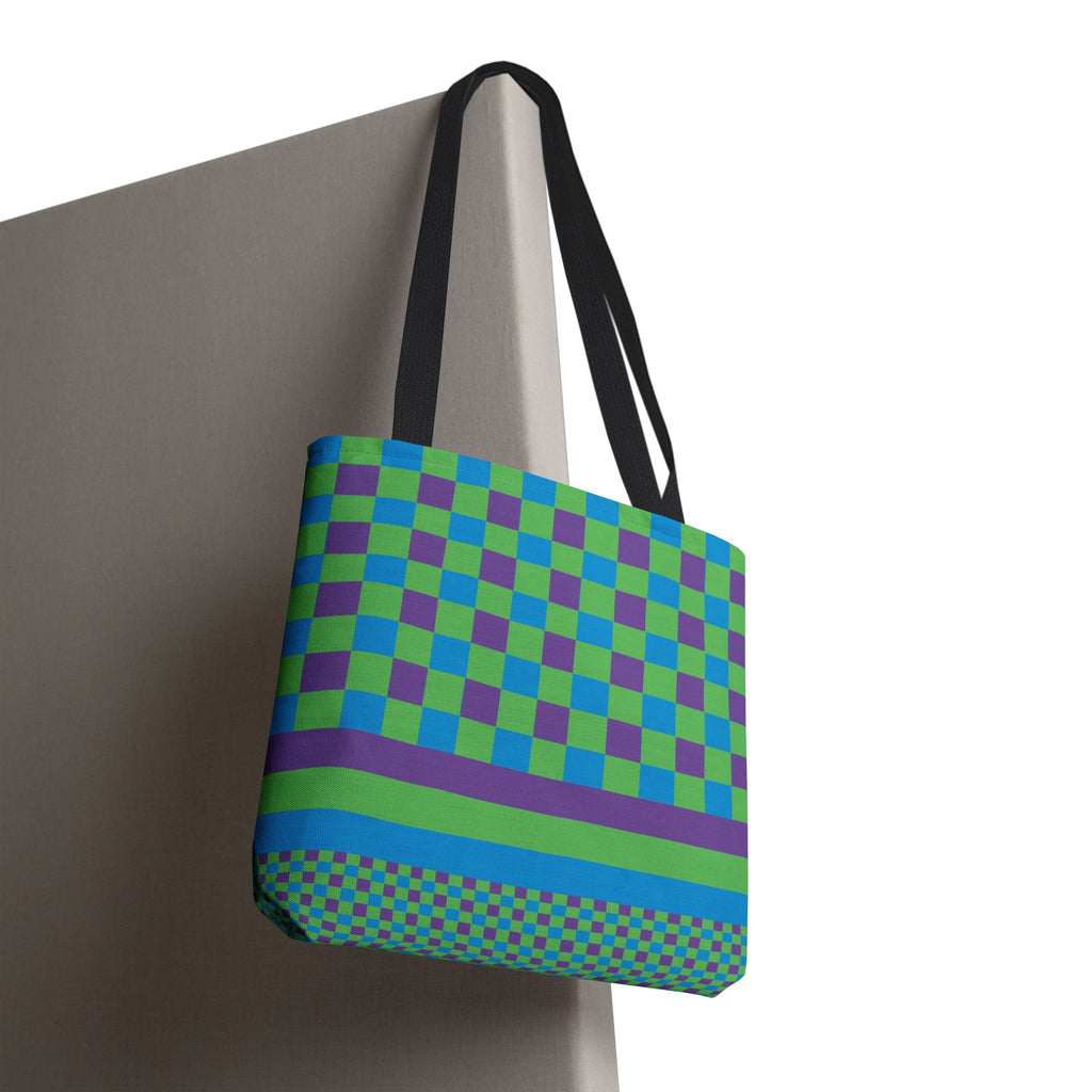 Colorblock Tote Bag