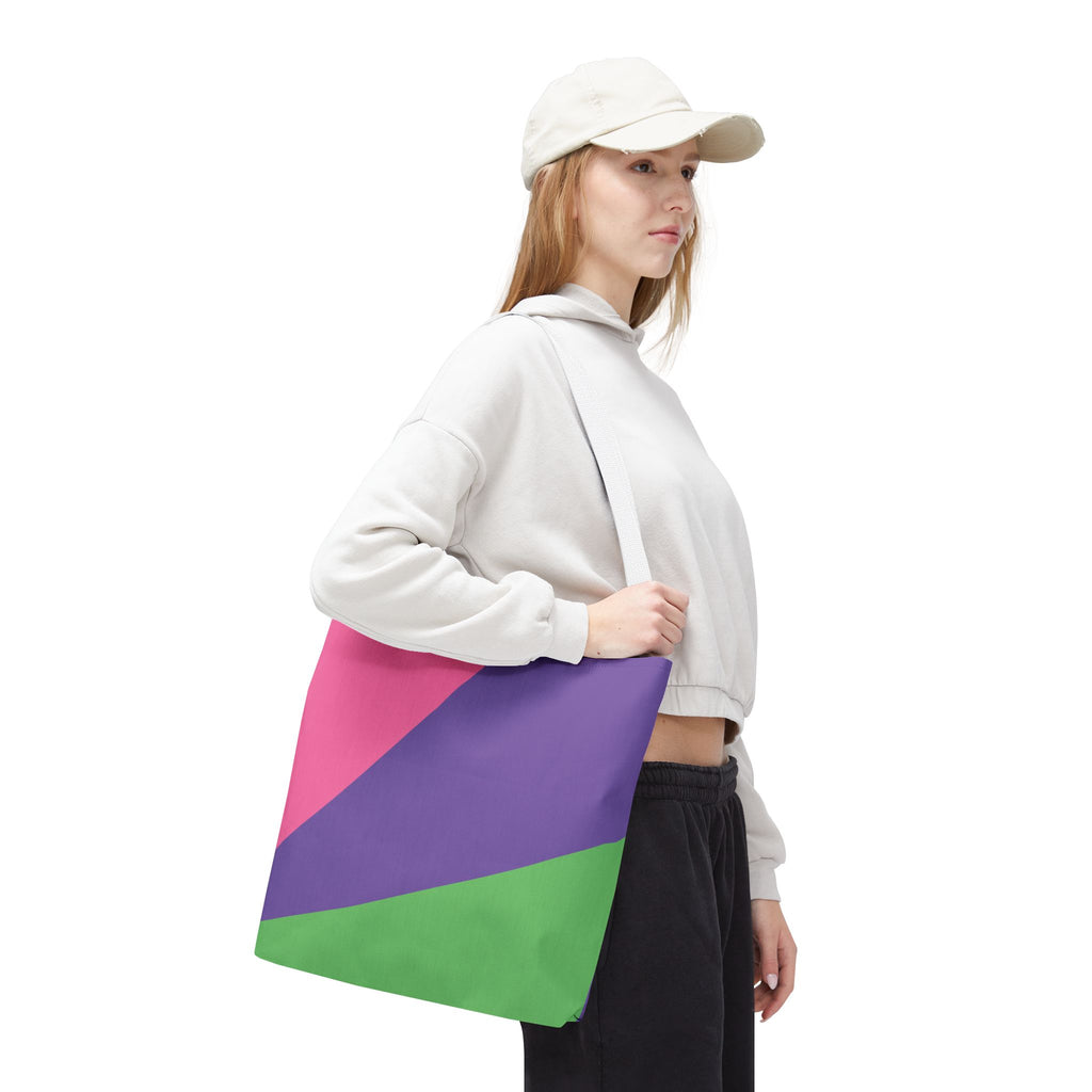 Colorblock Tote Bag