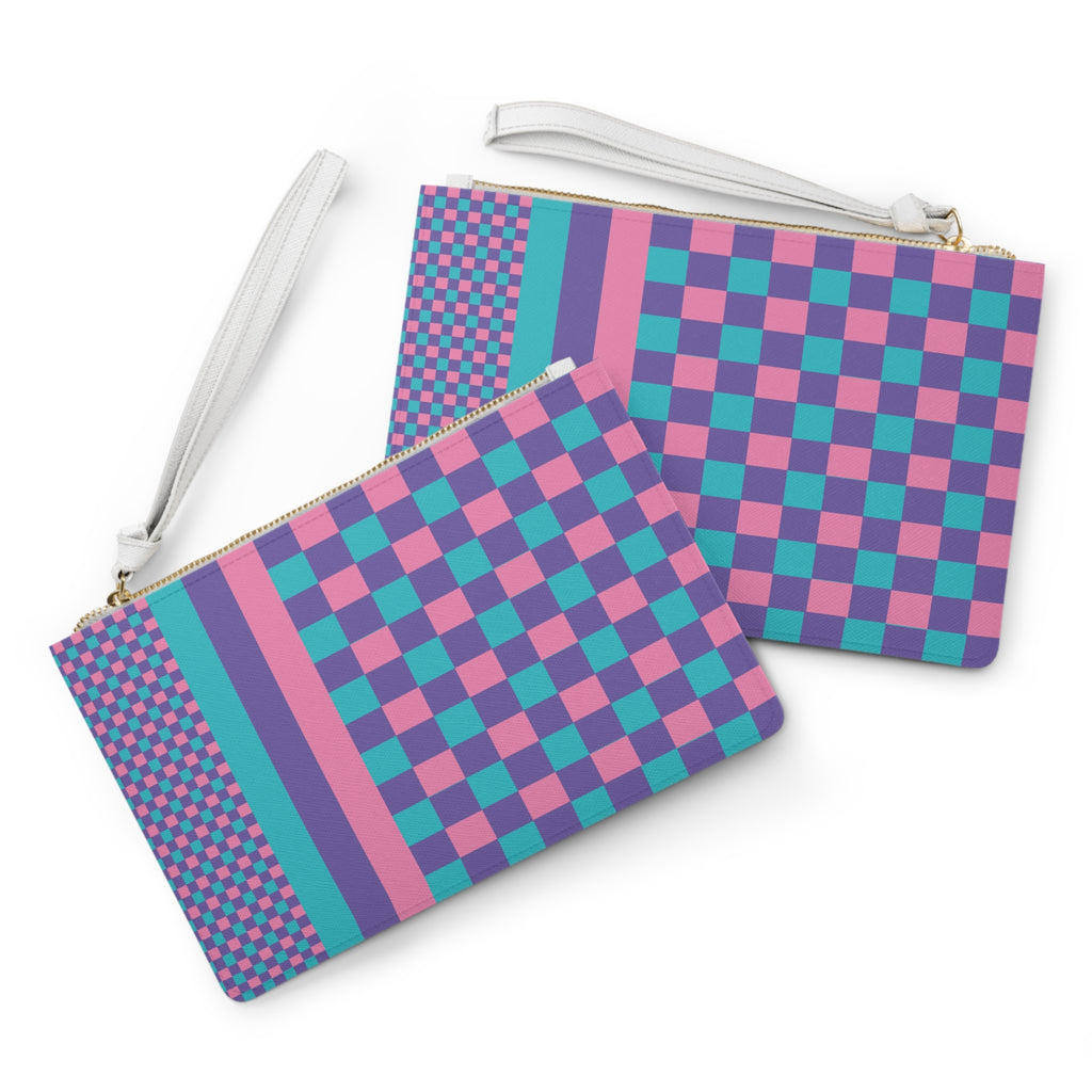 Colorblock Clutch Bag