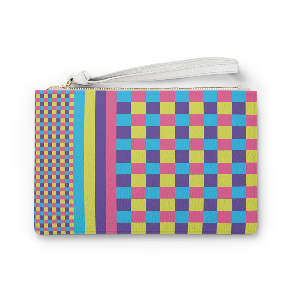 Colorblock Clutch Bag