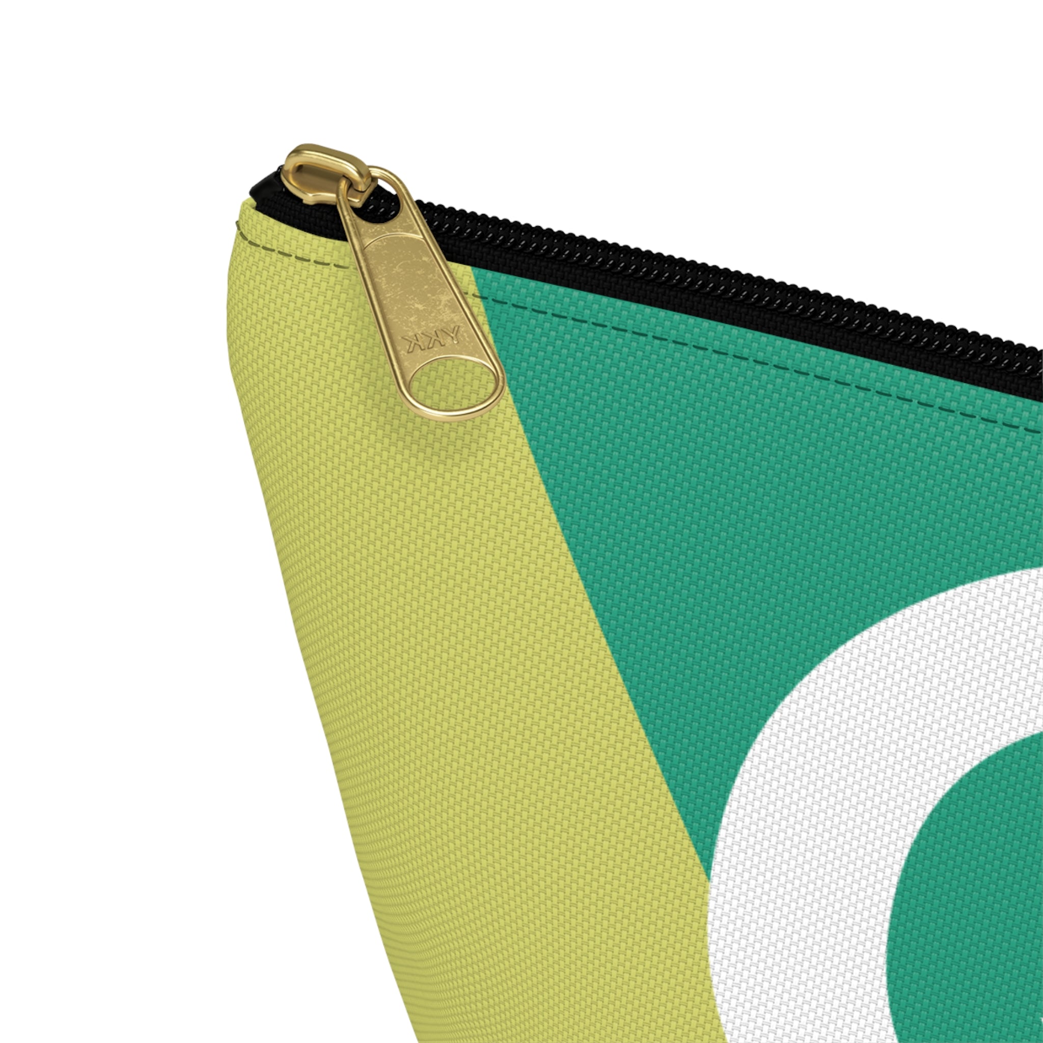Initials Colorblock Accessory Pouch — Monogram Q T-Bottom Cosmetic Bag