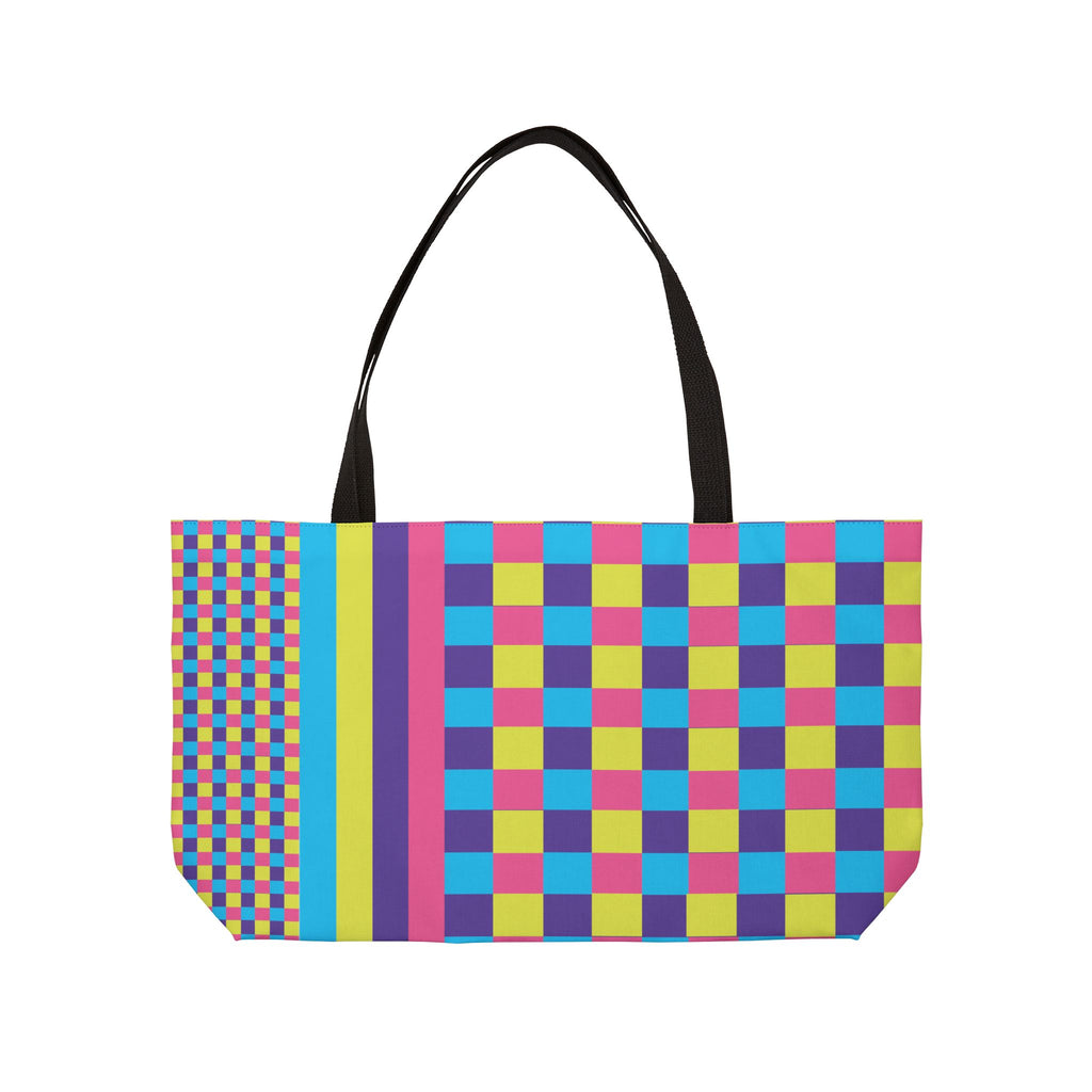 Colorblock Tote Bag