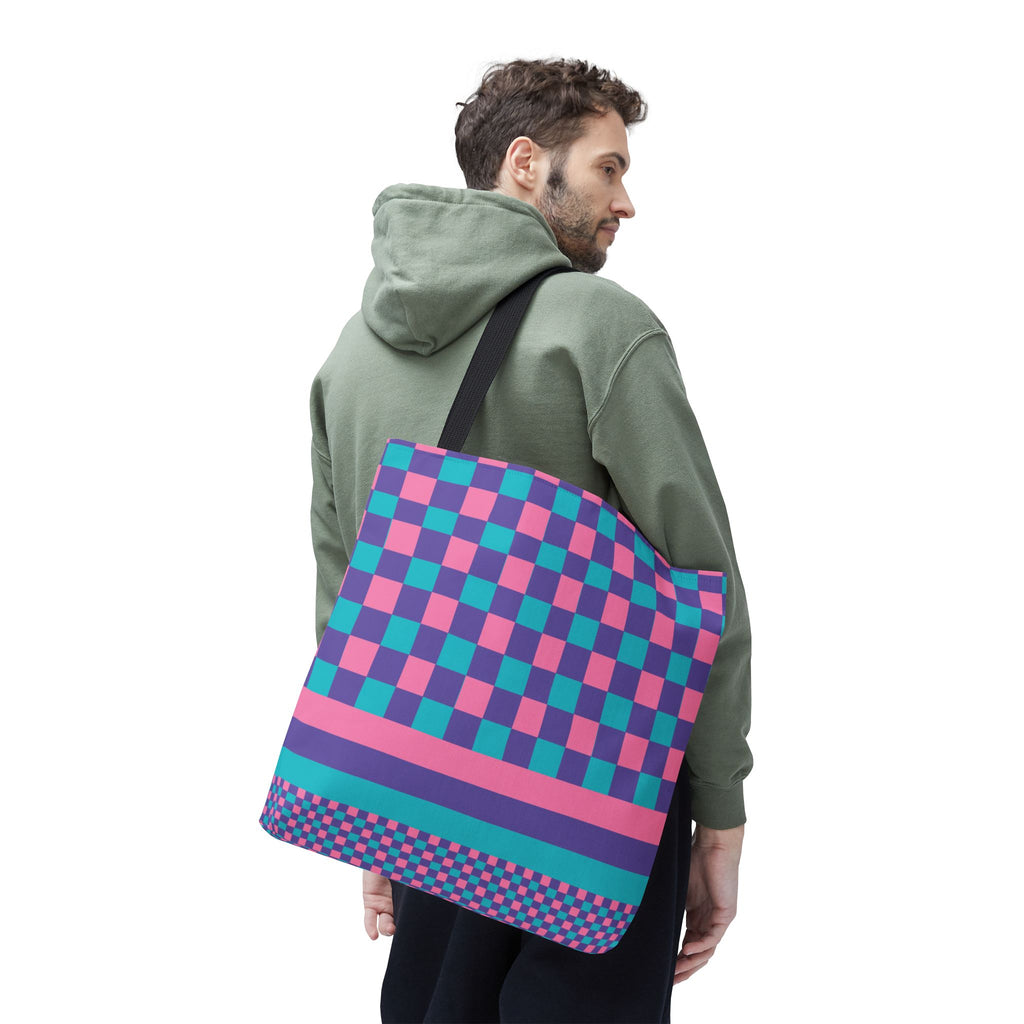 Colorblock Tote Bag