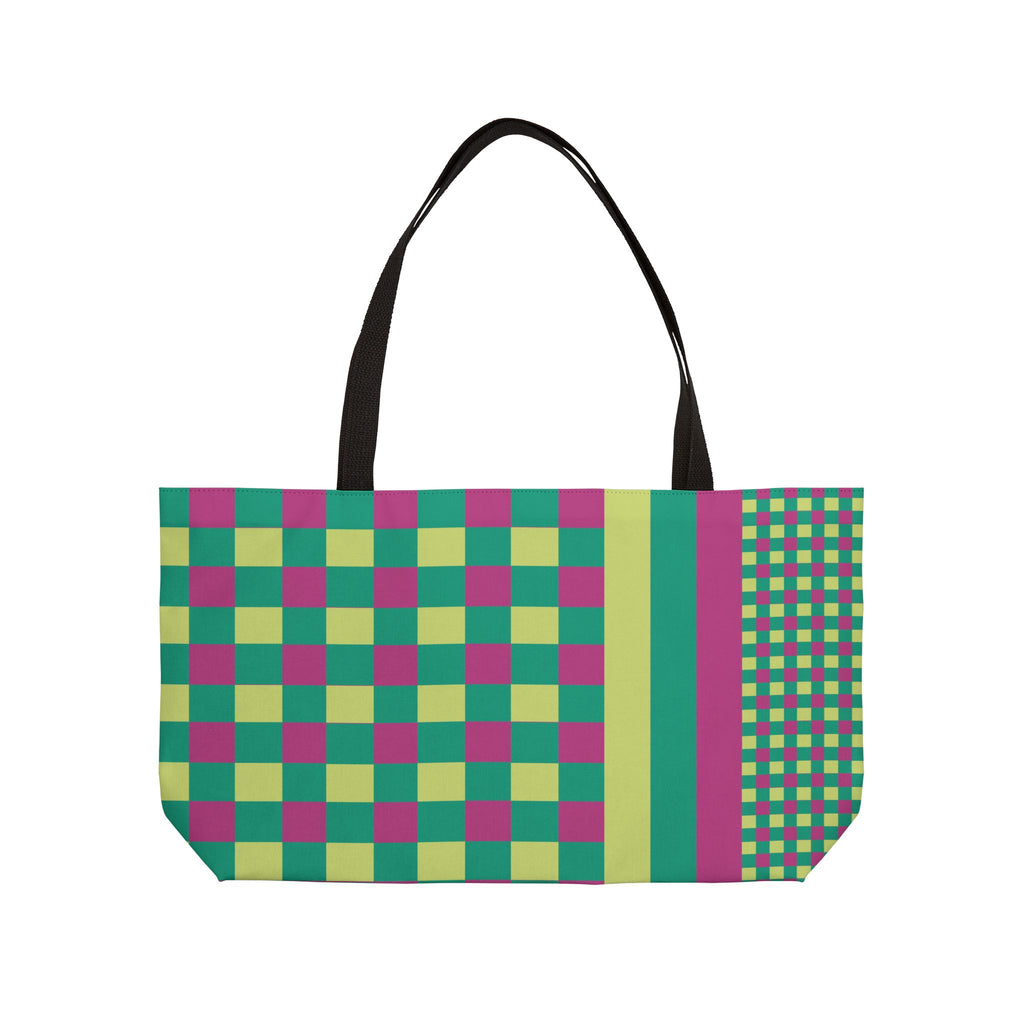 Colorblock Tote Bag