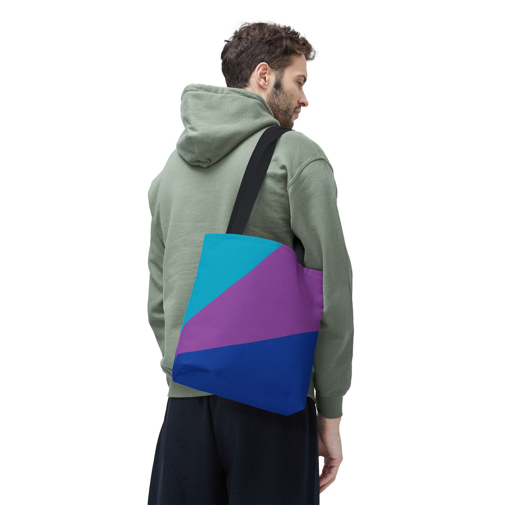 Colorblock Tote Bag