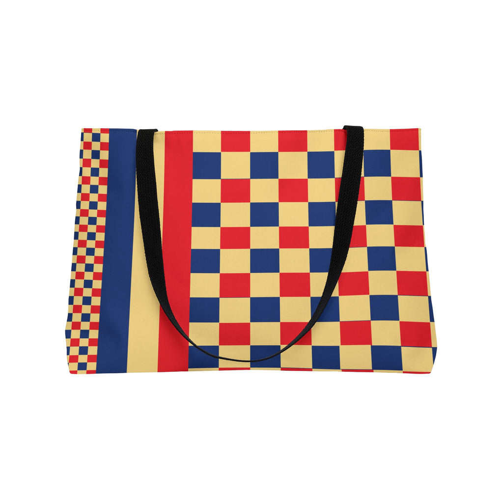 Colorblock Tote Bag