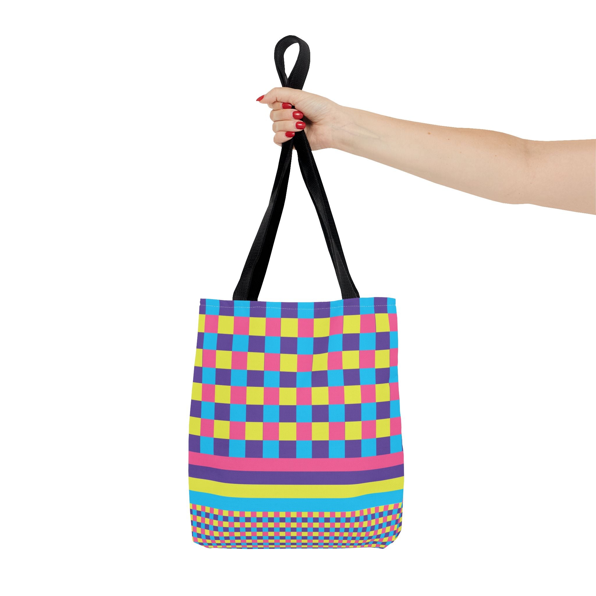 Colorblock Tote Bag