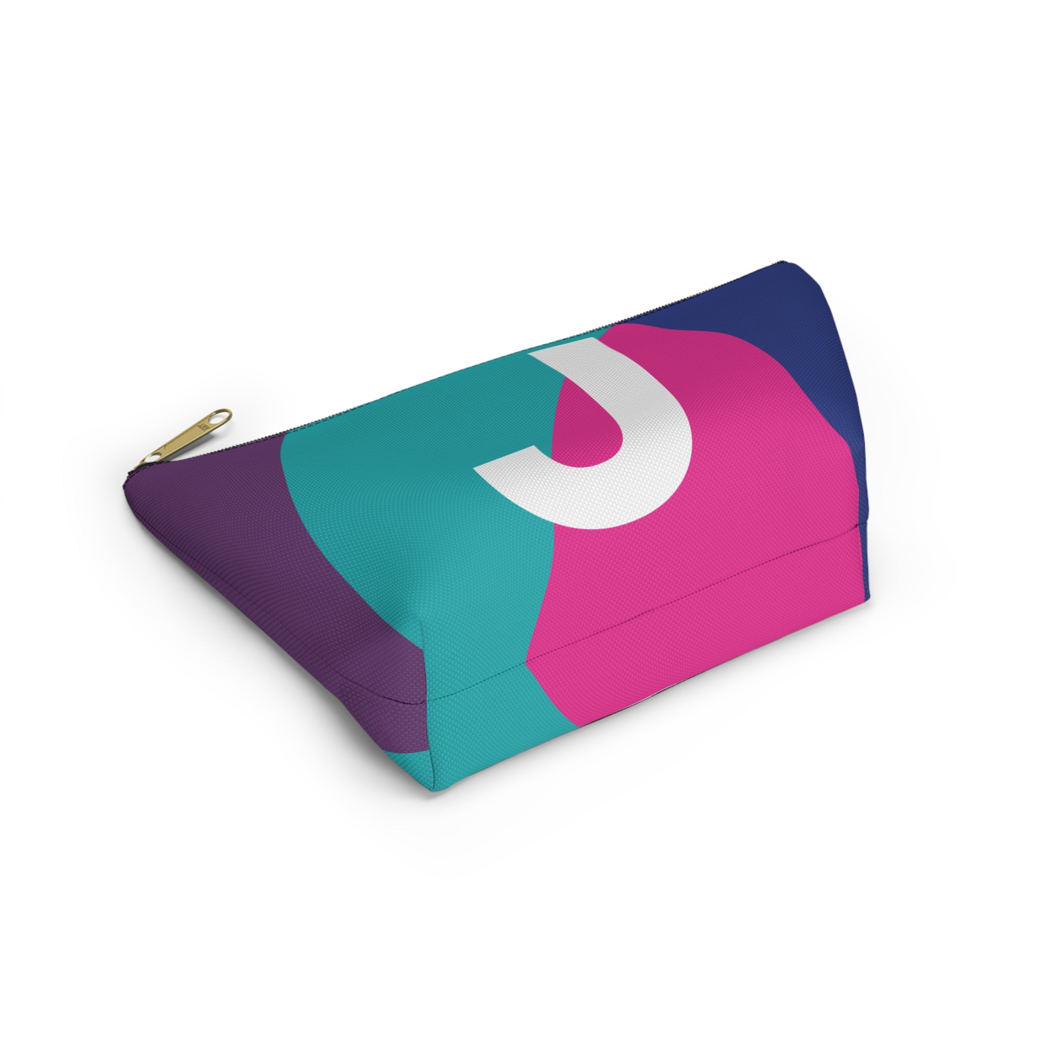 Colorblock Accessory Pouch — Monogram J T-Bottom Cosmetic Bag