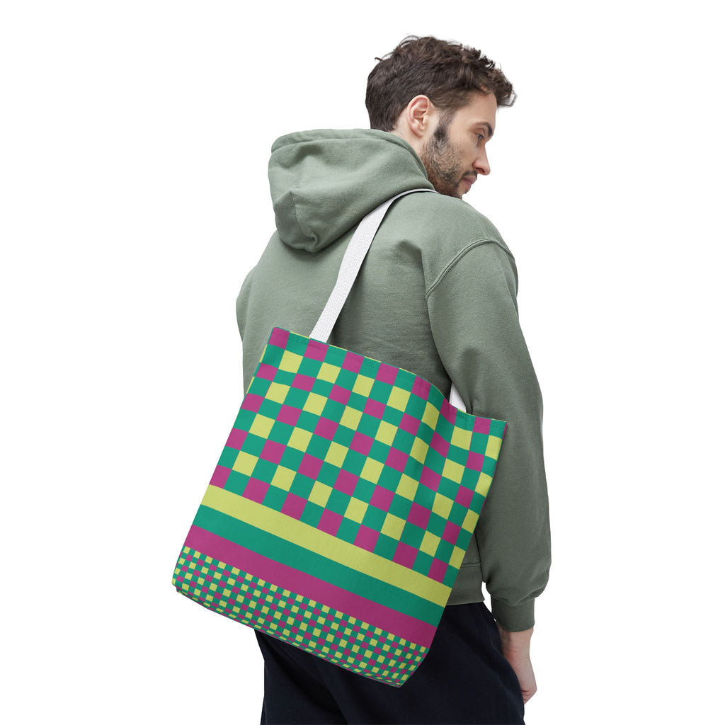 Colorblock Tote Bag