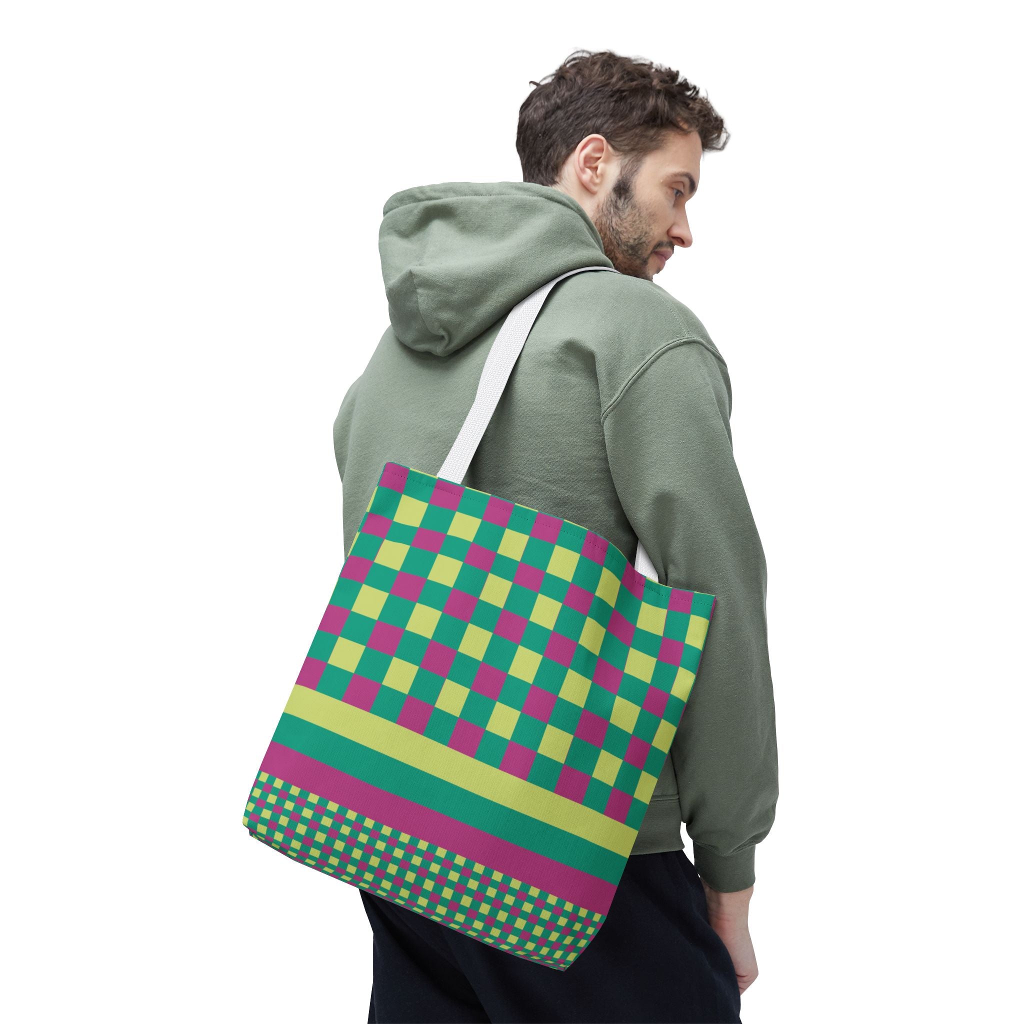 Colorblock Tote Bag