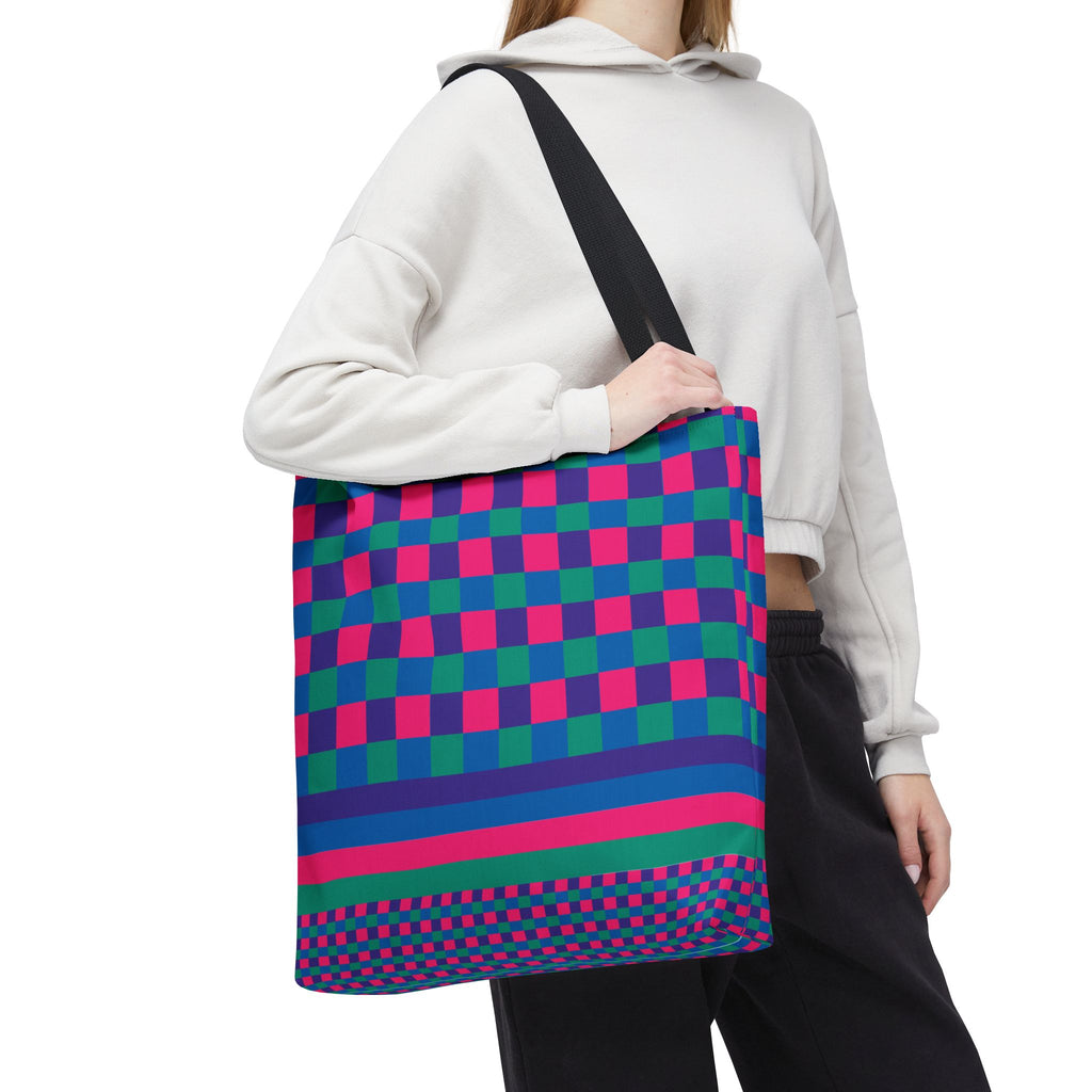 Colorblock Tote Bag