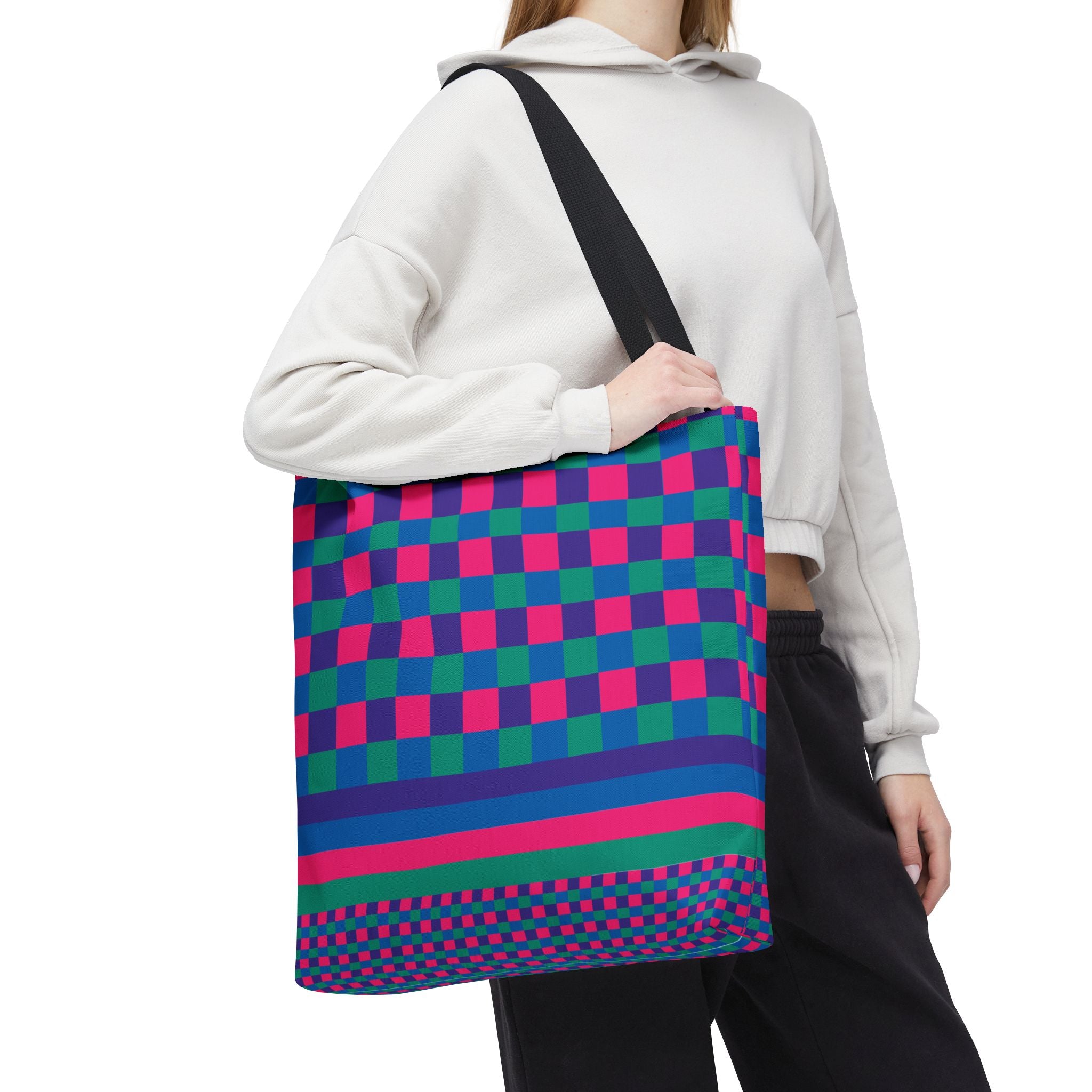 Colorblock Tote Bag