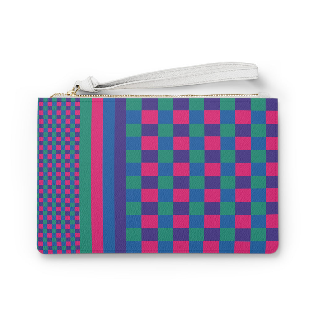 Colorblock Clutch Bag
