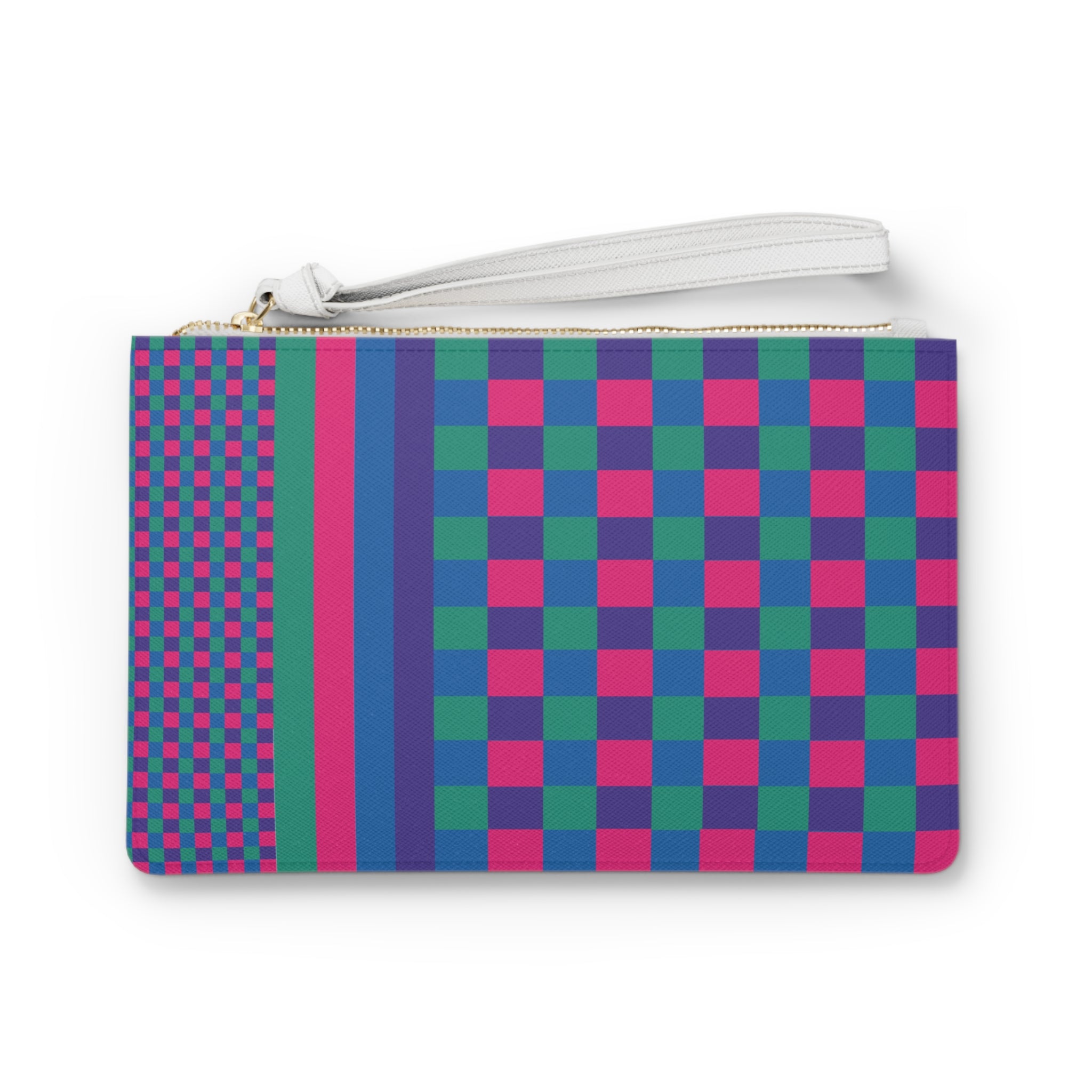 Colorblock Clutch Bag