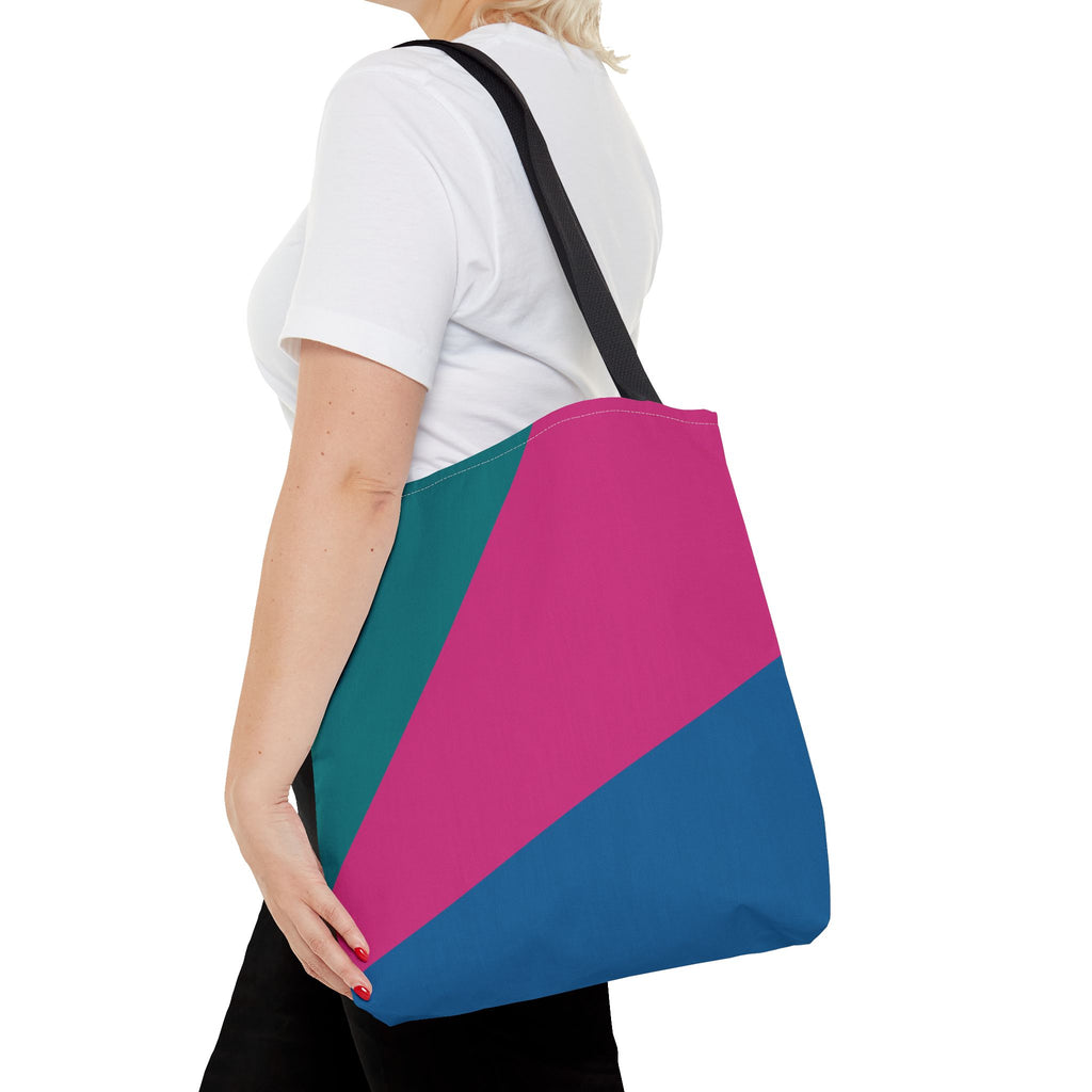 Colorblock Tote Bag