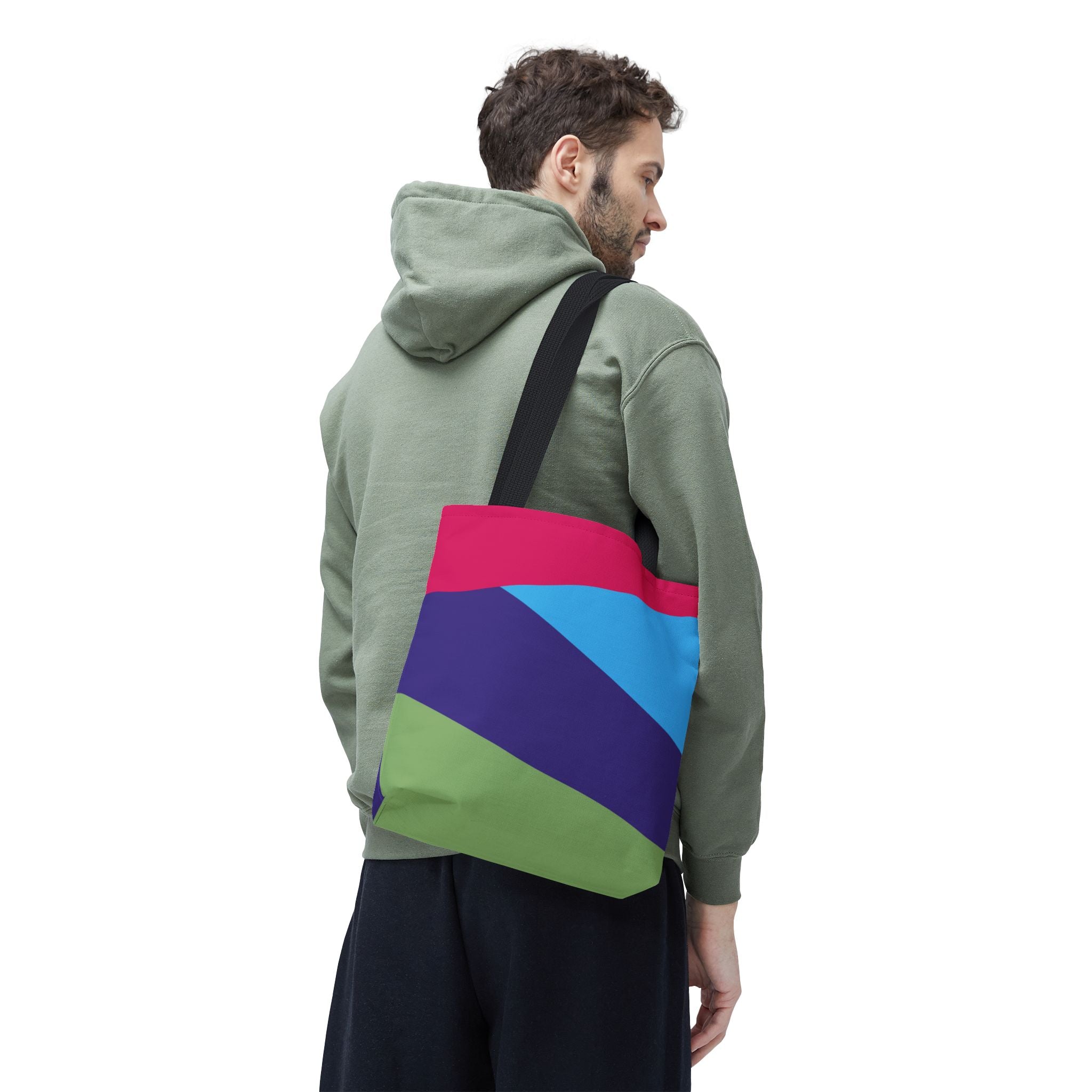 Colorblock Tote Bag