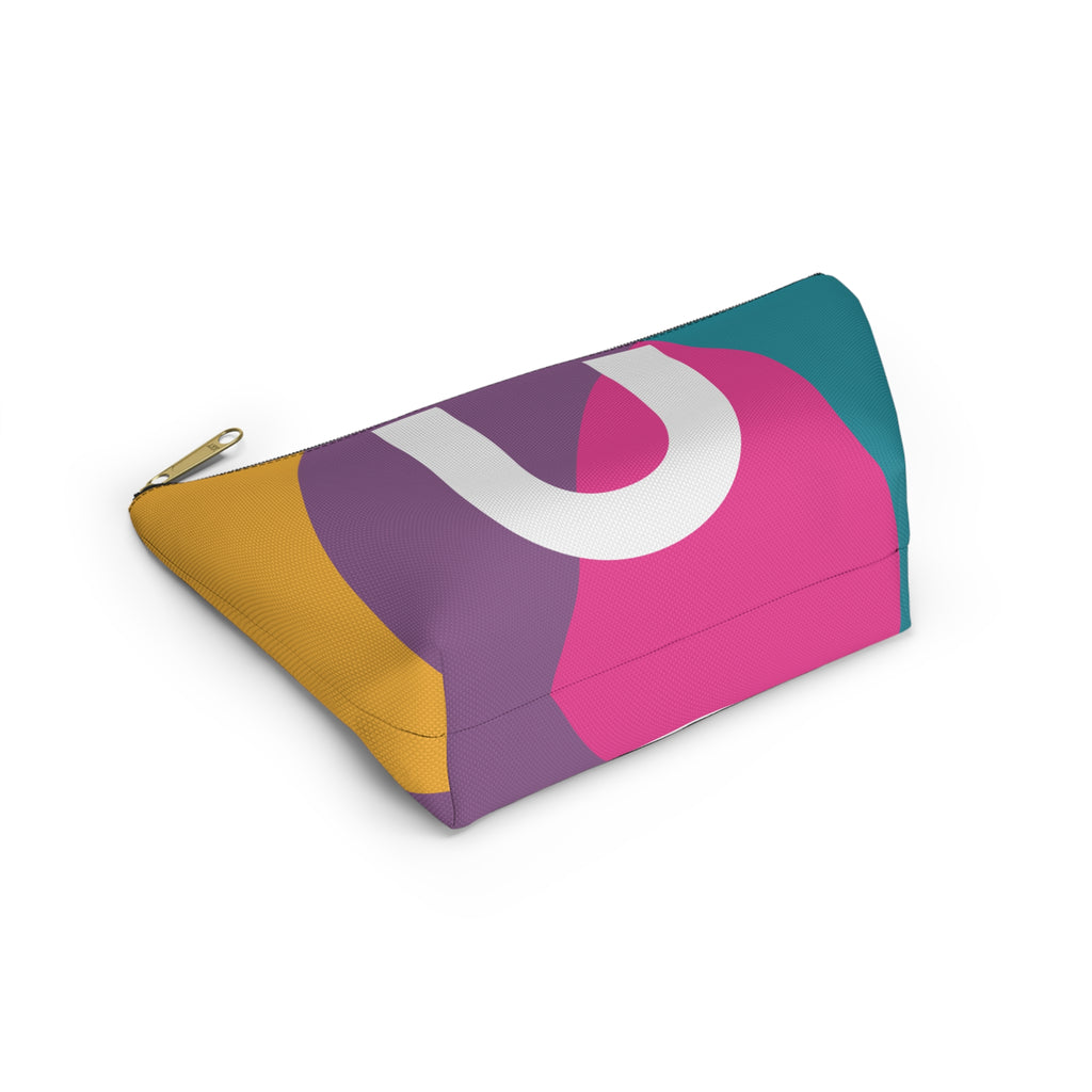 Colorblock Accessory Pouch — Monogram U T-Bottom Cosmetic Bag