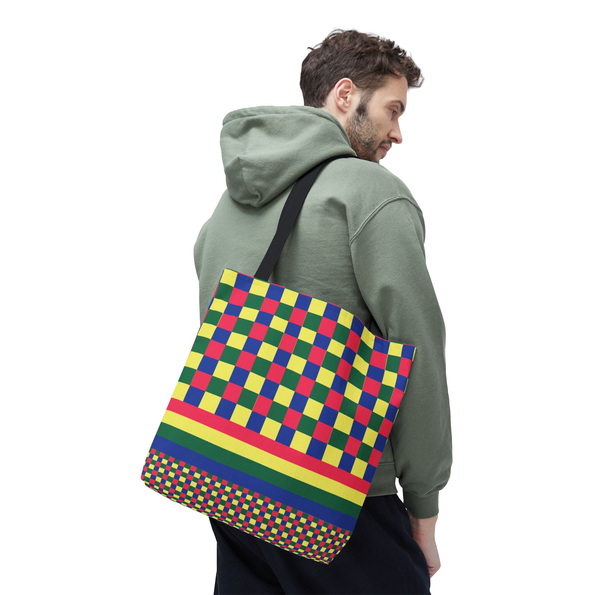 Colorblock Tote Bag