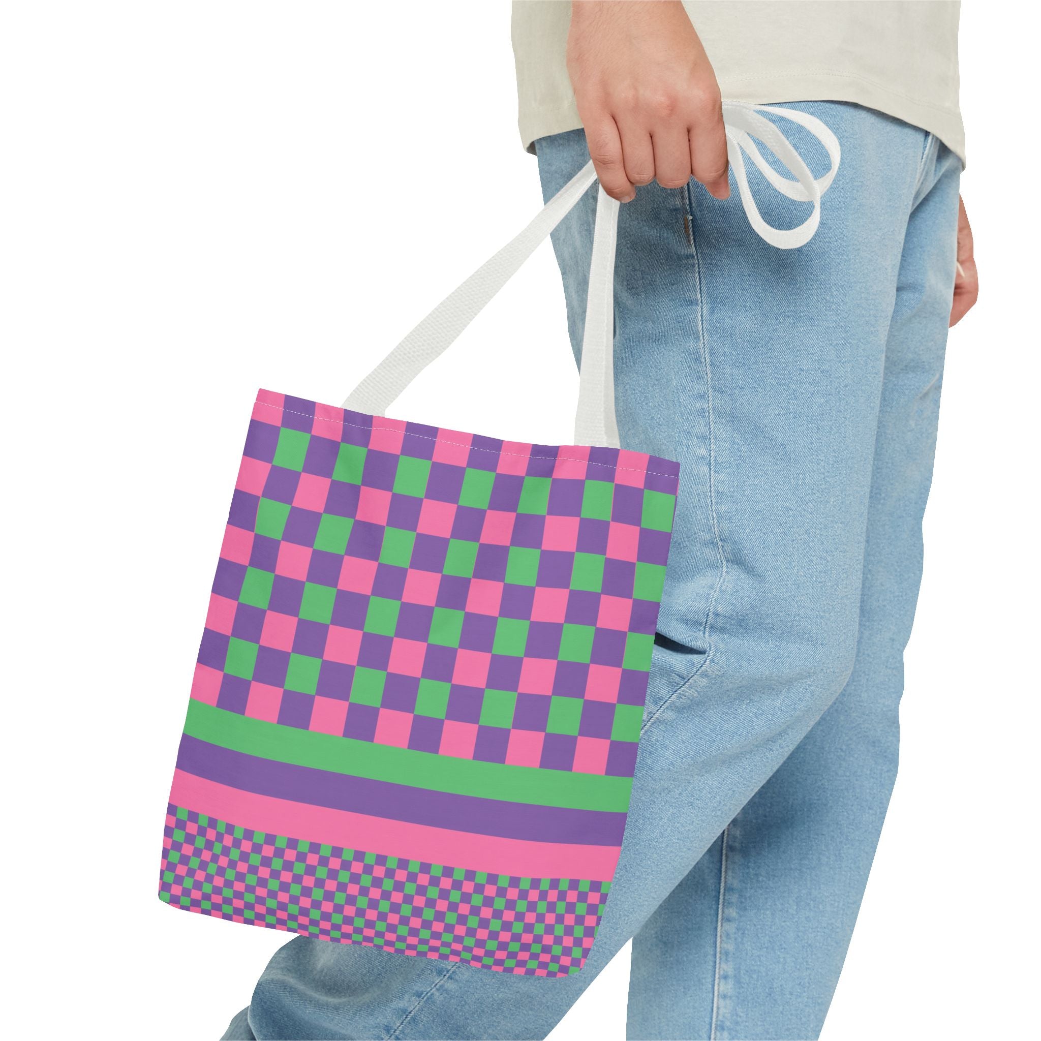Colorblock Tote Bag