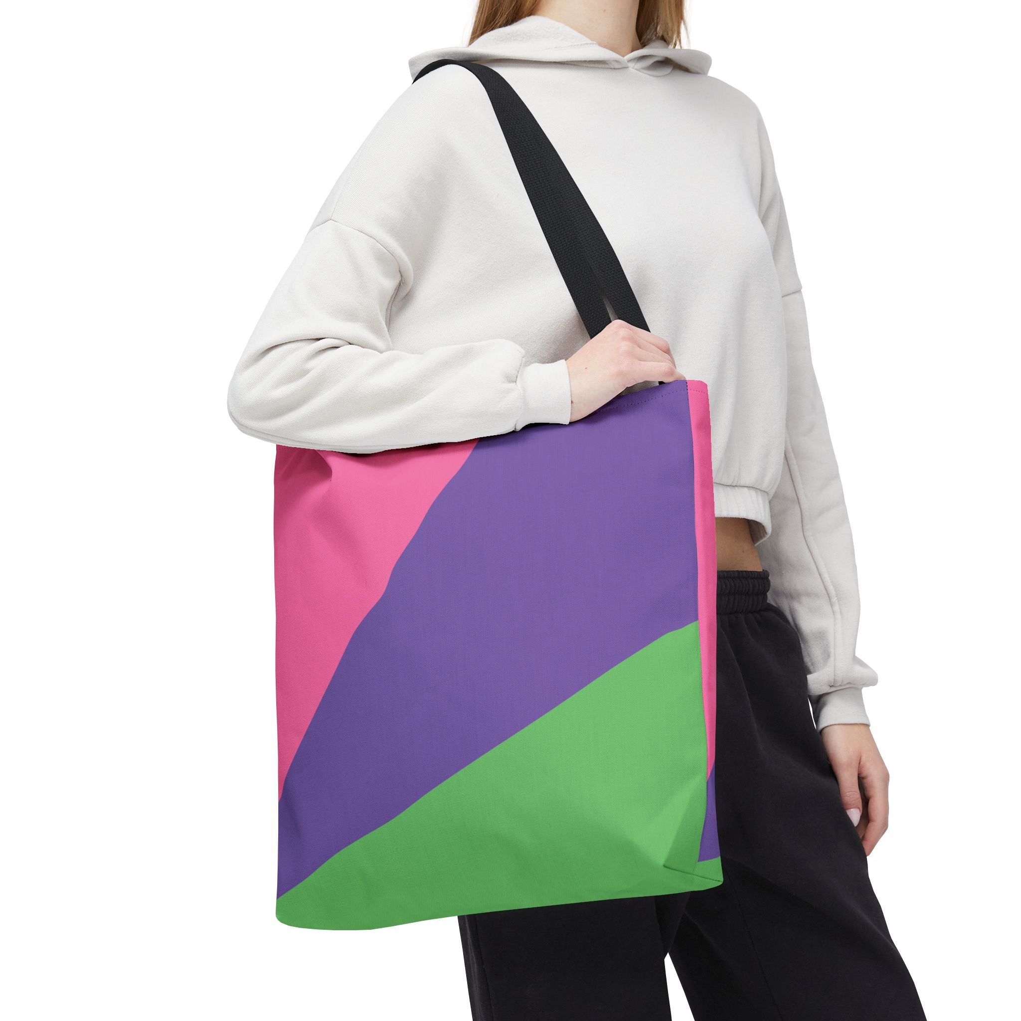 Colorblock Tote Bag