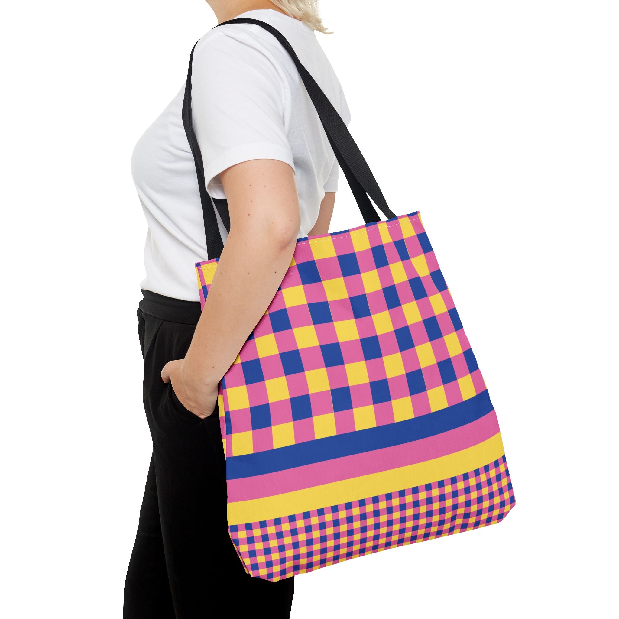 Colorblock Tote Bag