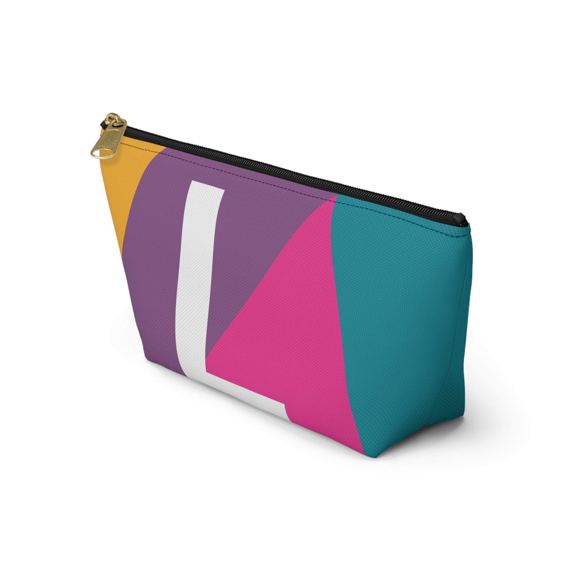 Colorblock Accessory Pouch — Monogram L T-Bottom Cosmetic Bag