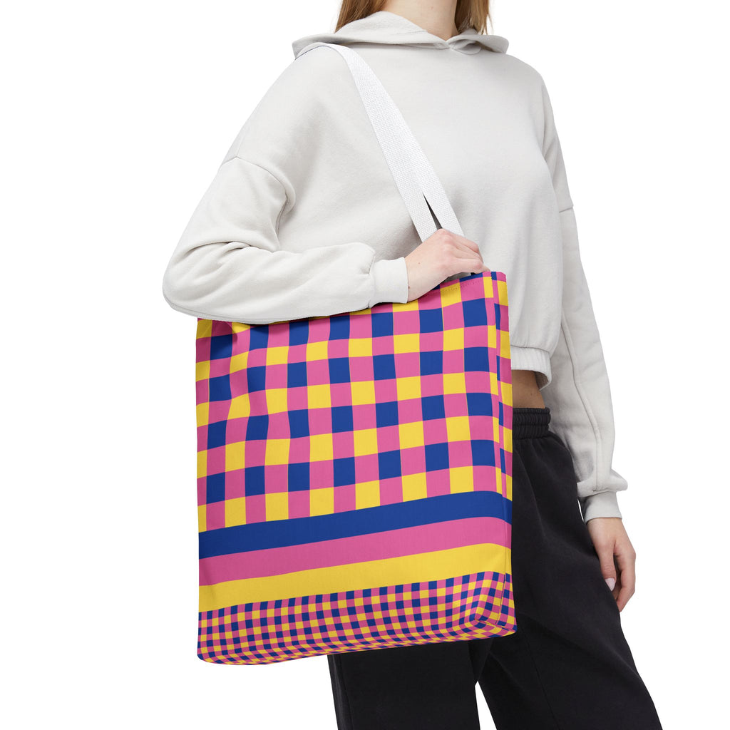 Colorblock Tote Bag