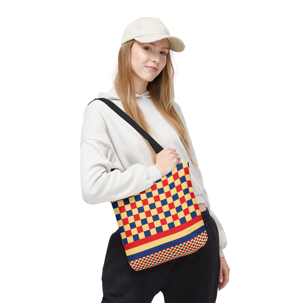 Colorblock Tote Bag
