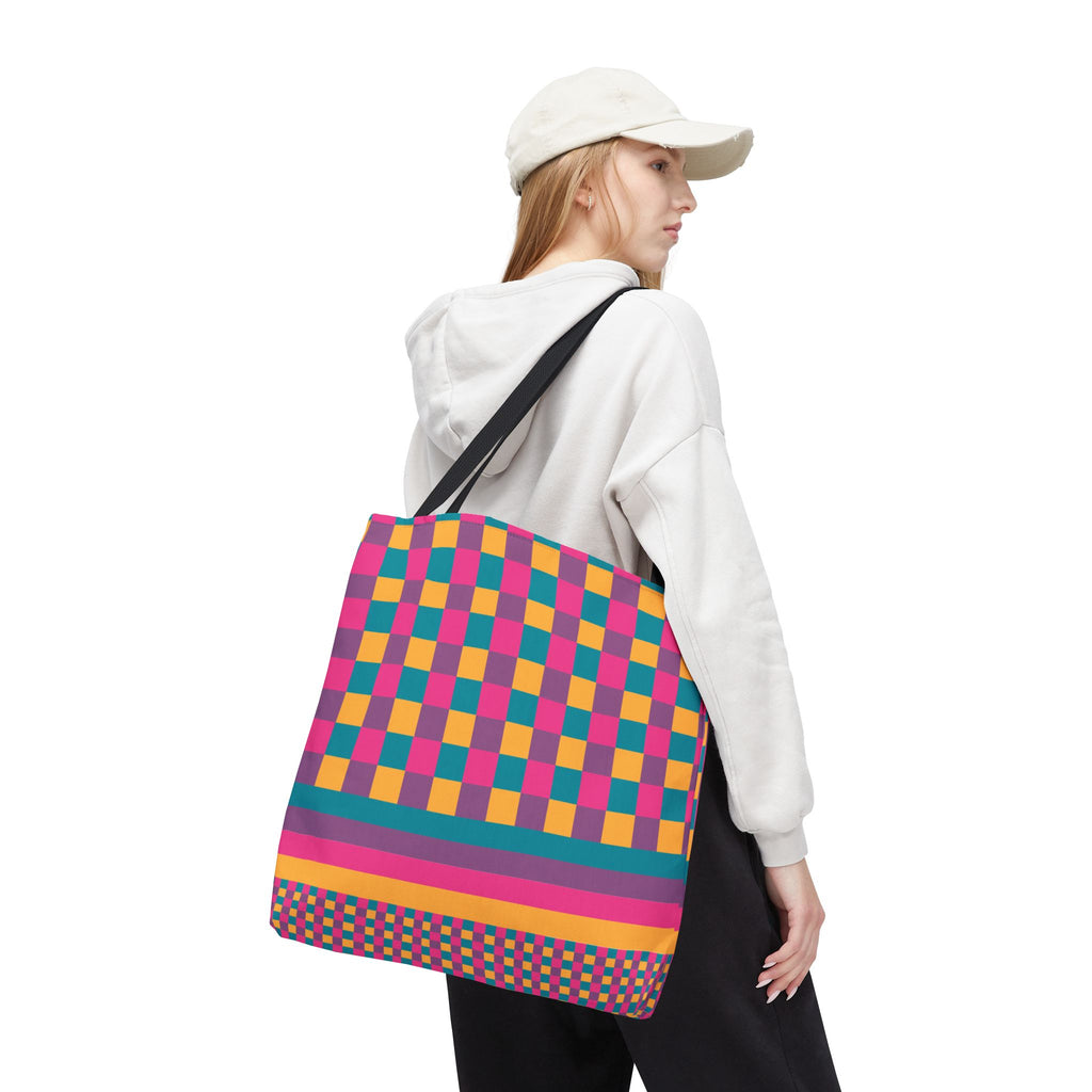 Colorblock Tote Bag