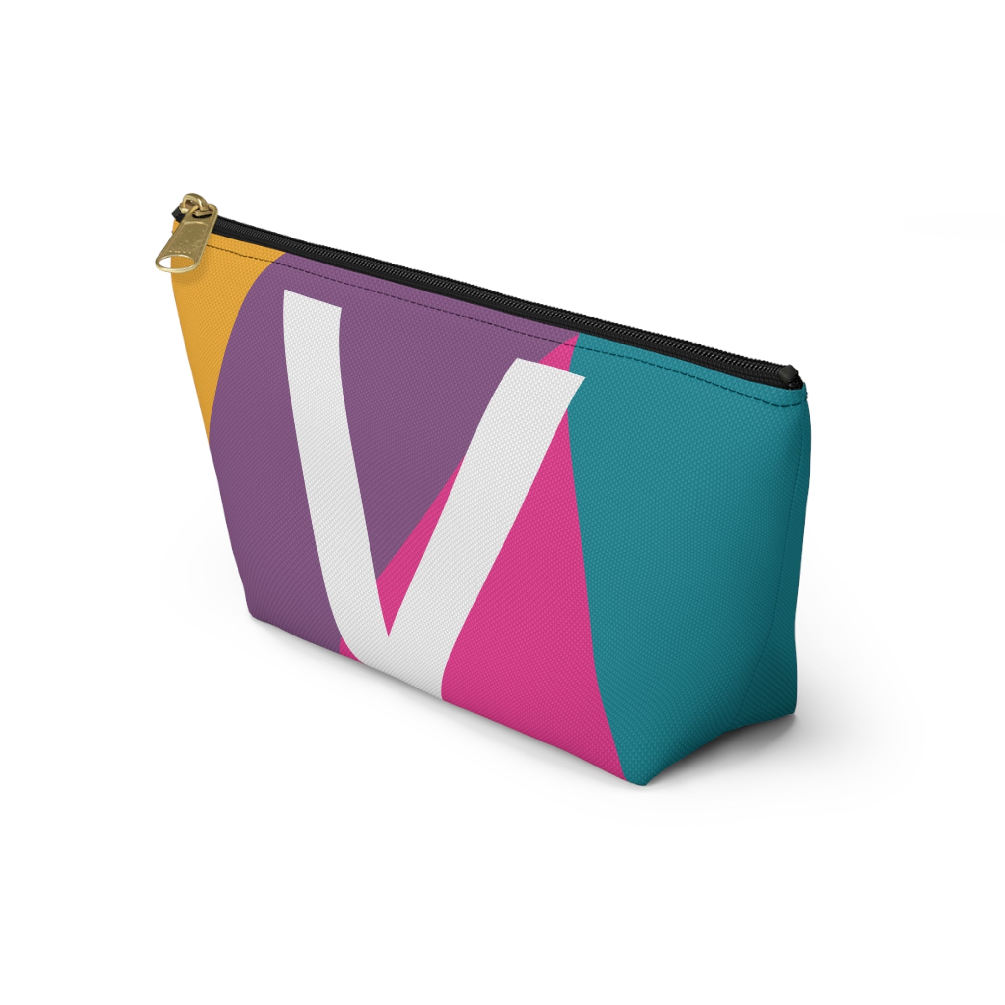 Colorblock Accessory Pouch — Monogram V T-Bottom Cosmetic Bag