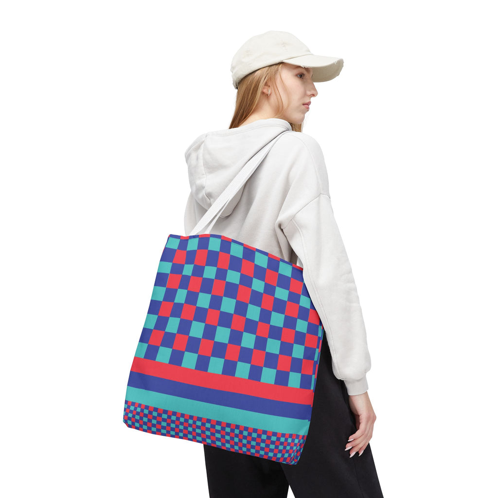 Colorblock Tote Bag