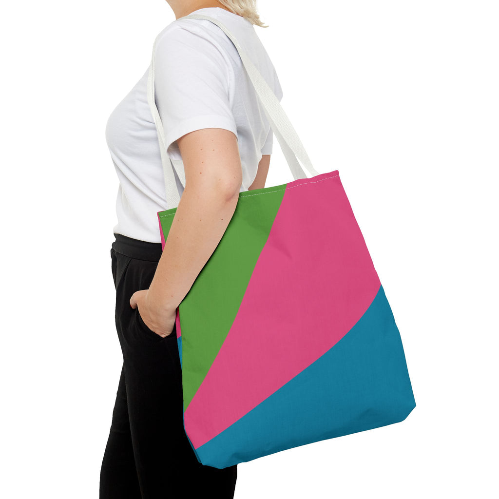 Colorblock Tote Bag