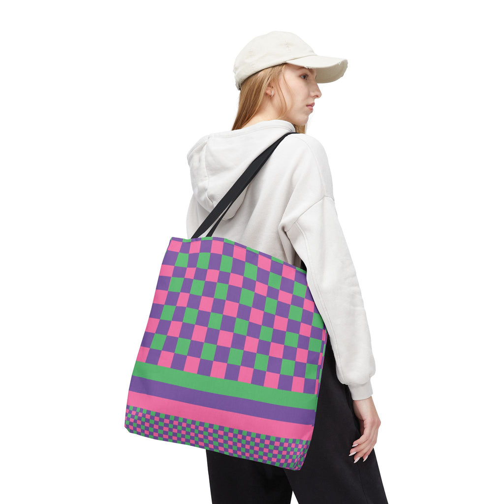 Colorblock Tote Bag
