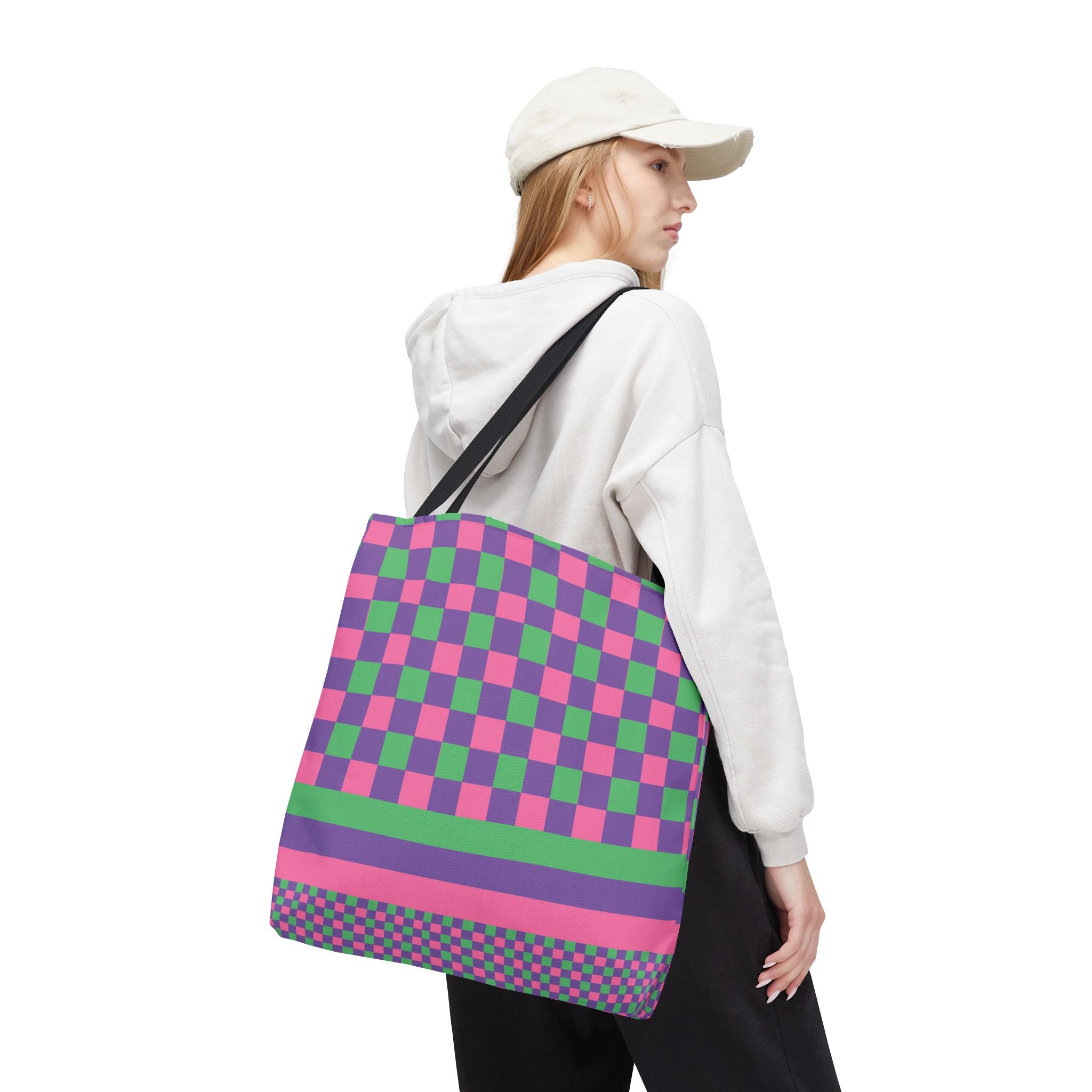 Colorblock Tote Bag