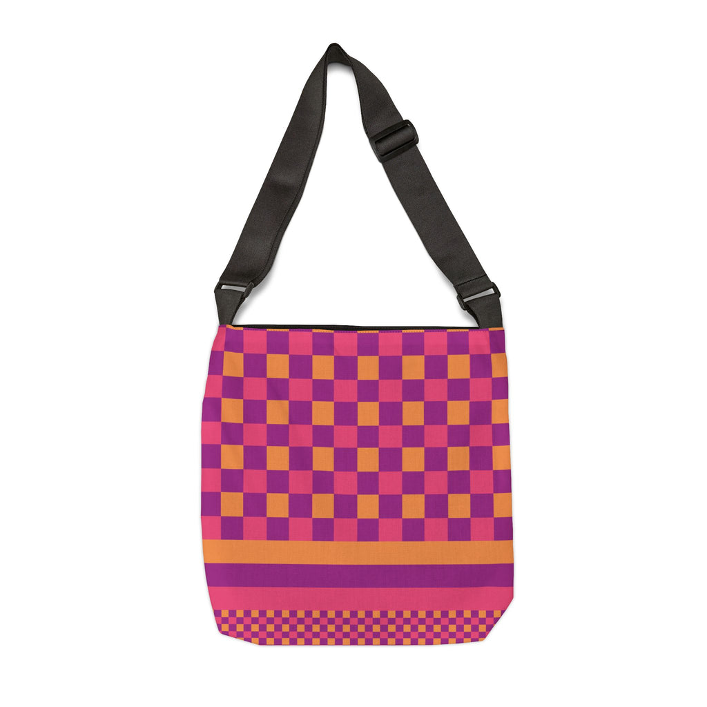 Colorblock Geometric Tote Bag