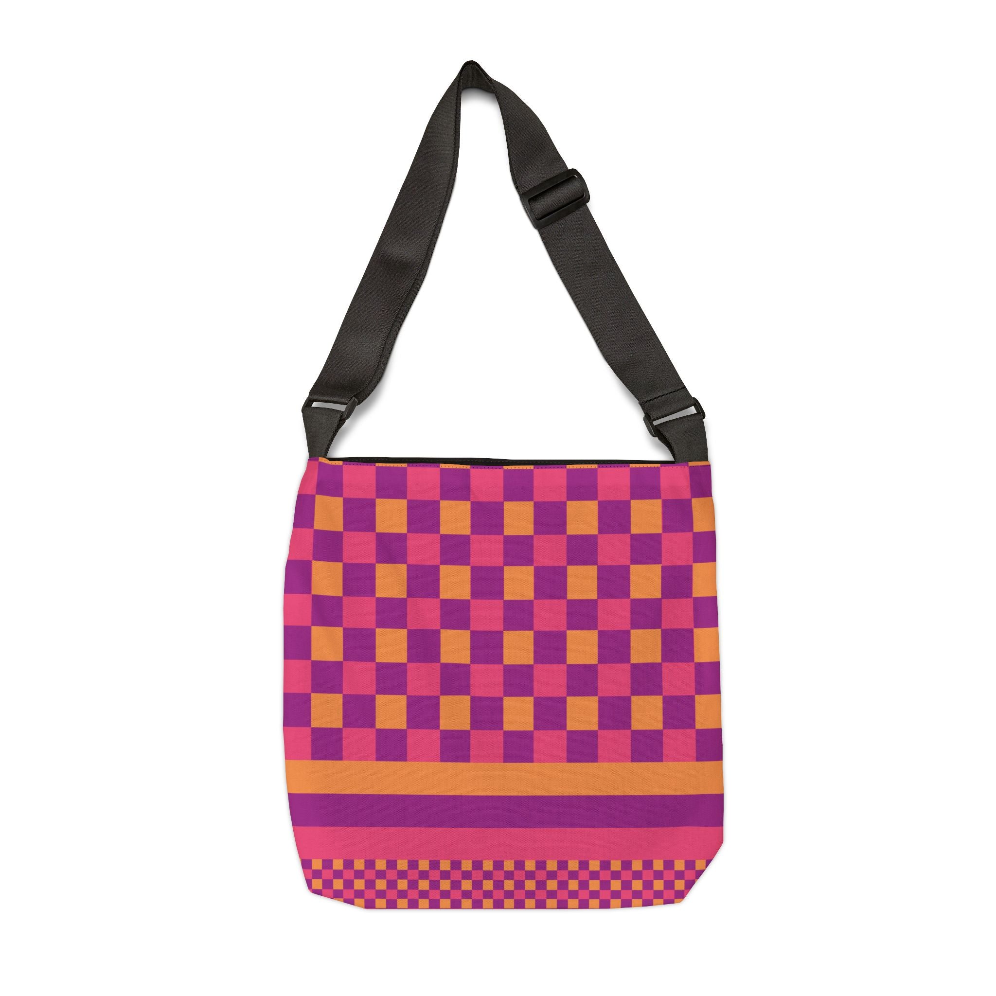 Colorblock Geometric Tote Bag