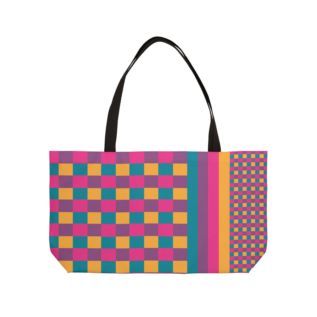 Colorblock Tote Bag