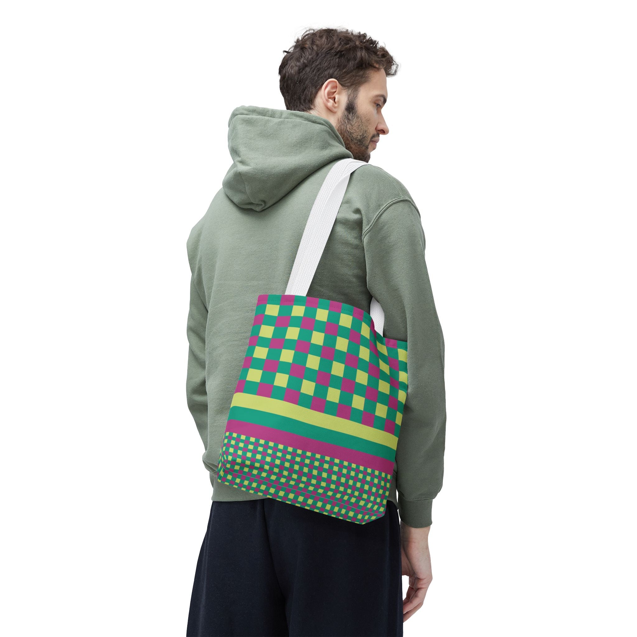 Colorblock Tote Bag