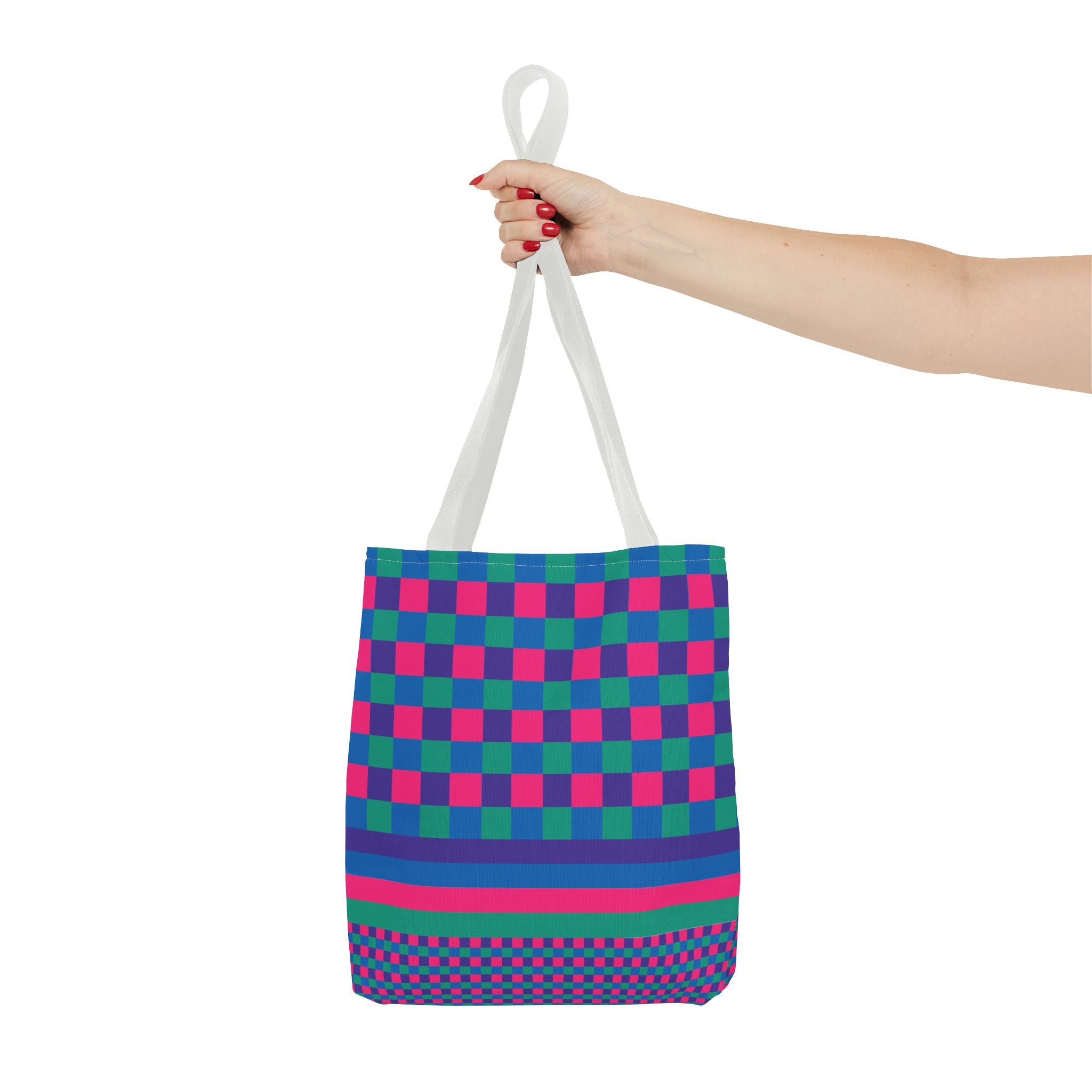 Colorblock Tote Bag