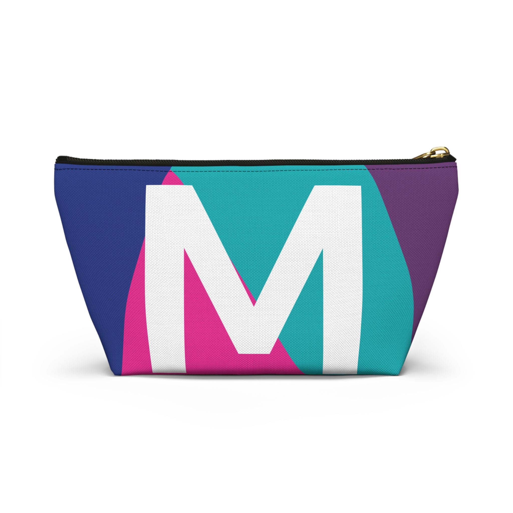 Colorblock Accessory Pouch — Monogram M T-Bottom Cosmetic Bag